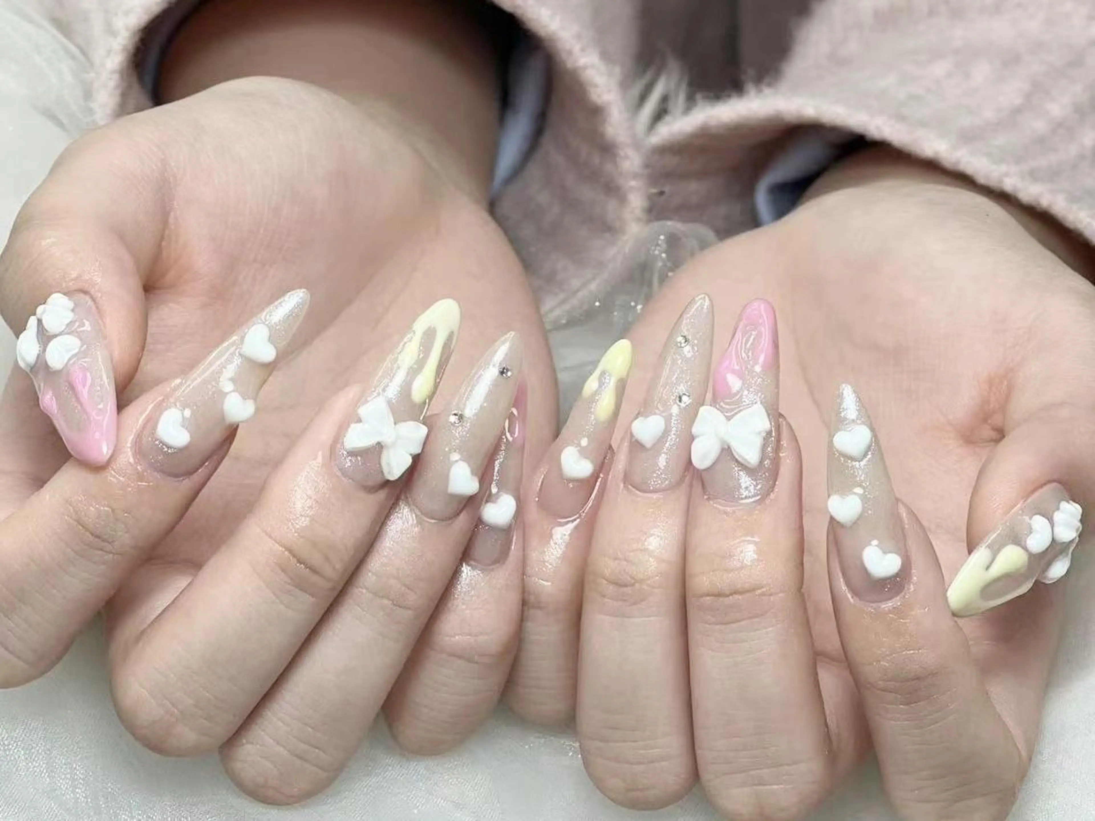 メンズ ネイル バレンタイン ハンドネイル フットネイル Bloom kabukiのネイルデザイン