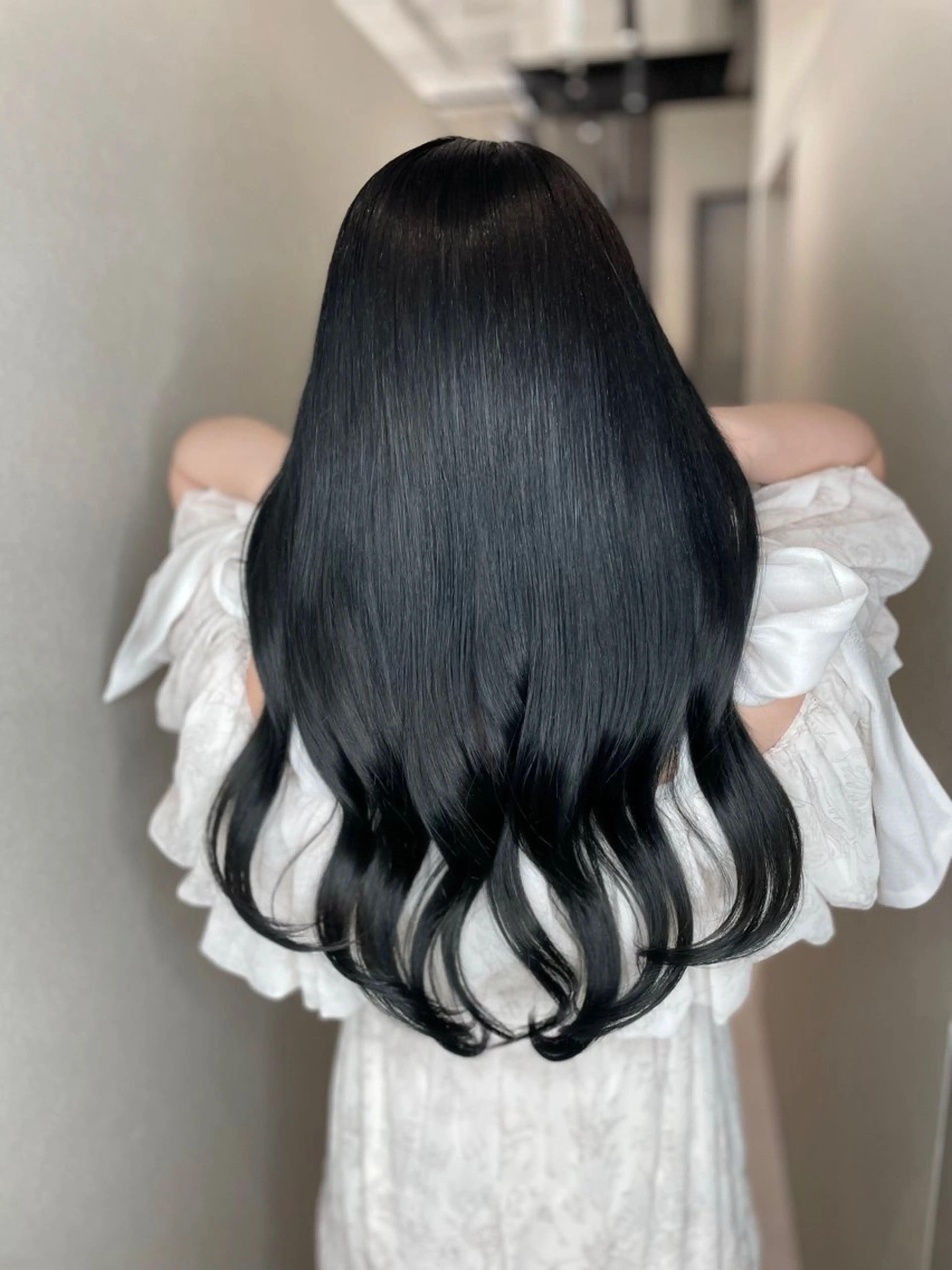 セミロング カラー 透明感カラー 髪質改善 ヘアカラー トリートメント 今井 勝也のヘアスタイル