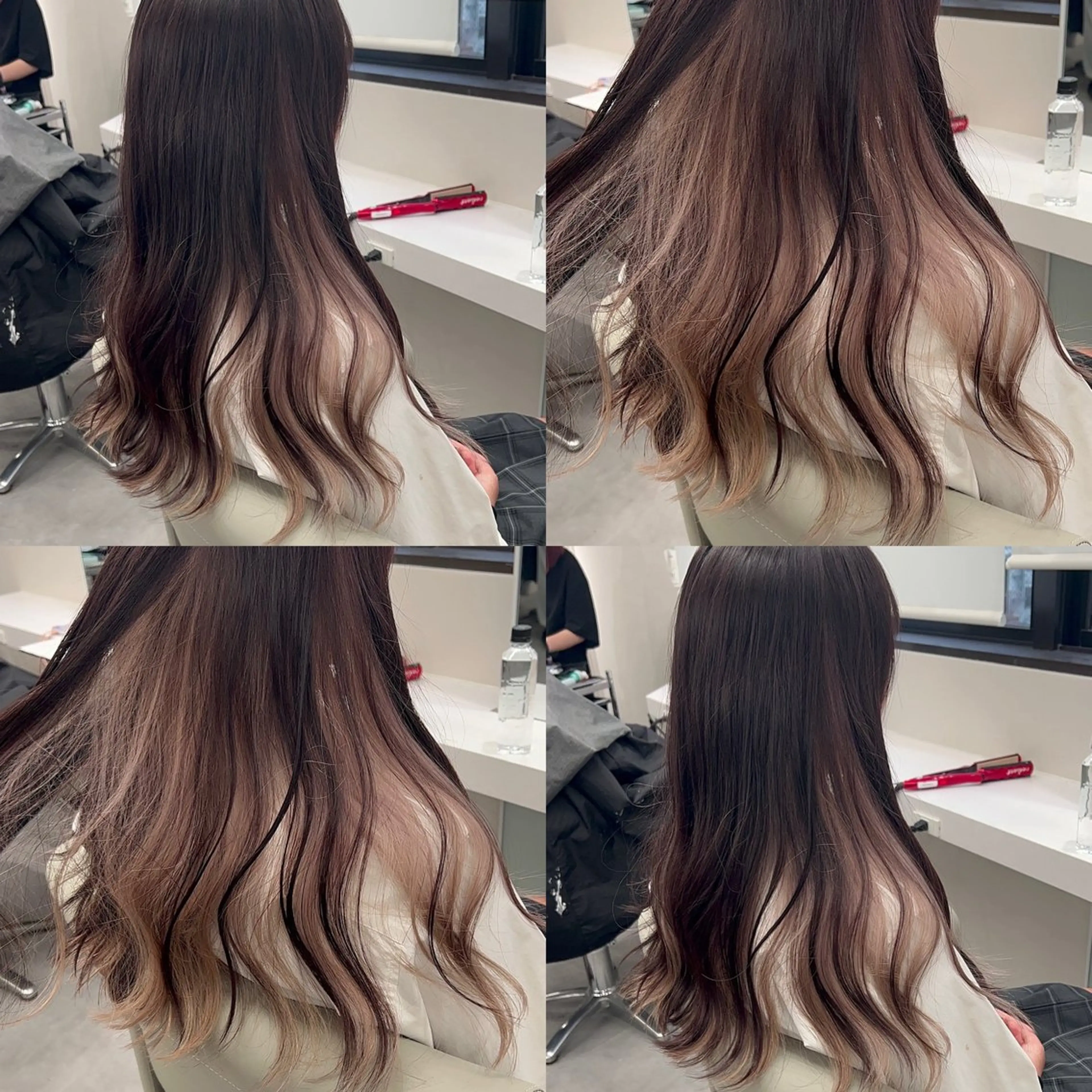ロング カラー ベージュカラー ブリーチ カット ヘアカラー youres hair 髪質改善トリートメント&ヘッドスパ  新宿三丁目店【ユアーズヘア】所属・🦋透明感カラー 👑NODOKA🦋のヘアスタイル