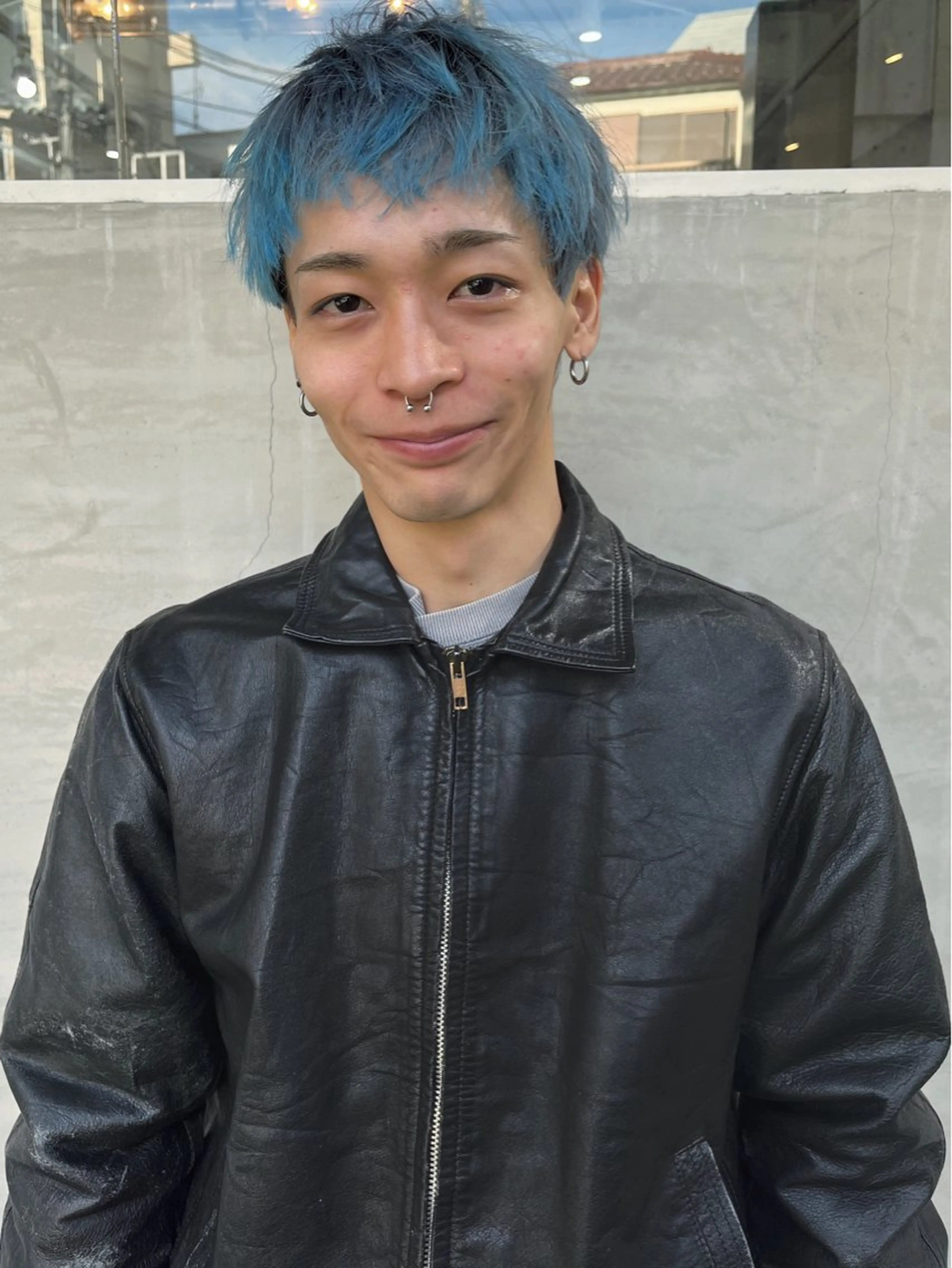 ショート カラー メンズ メンズハイトーン ハイトーンカラー 金井京介/レイヤー /ボブパーマのヘアスタイル