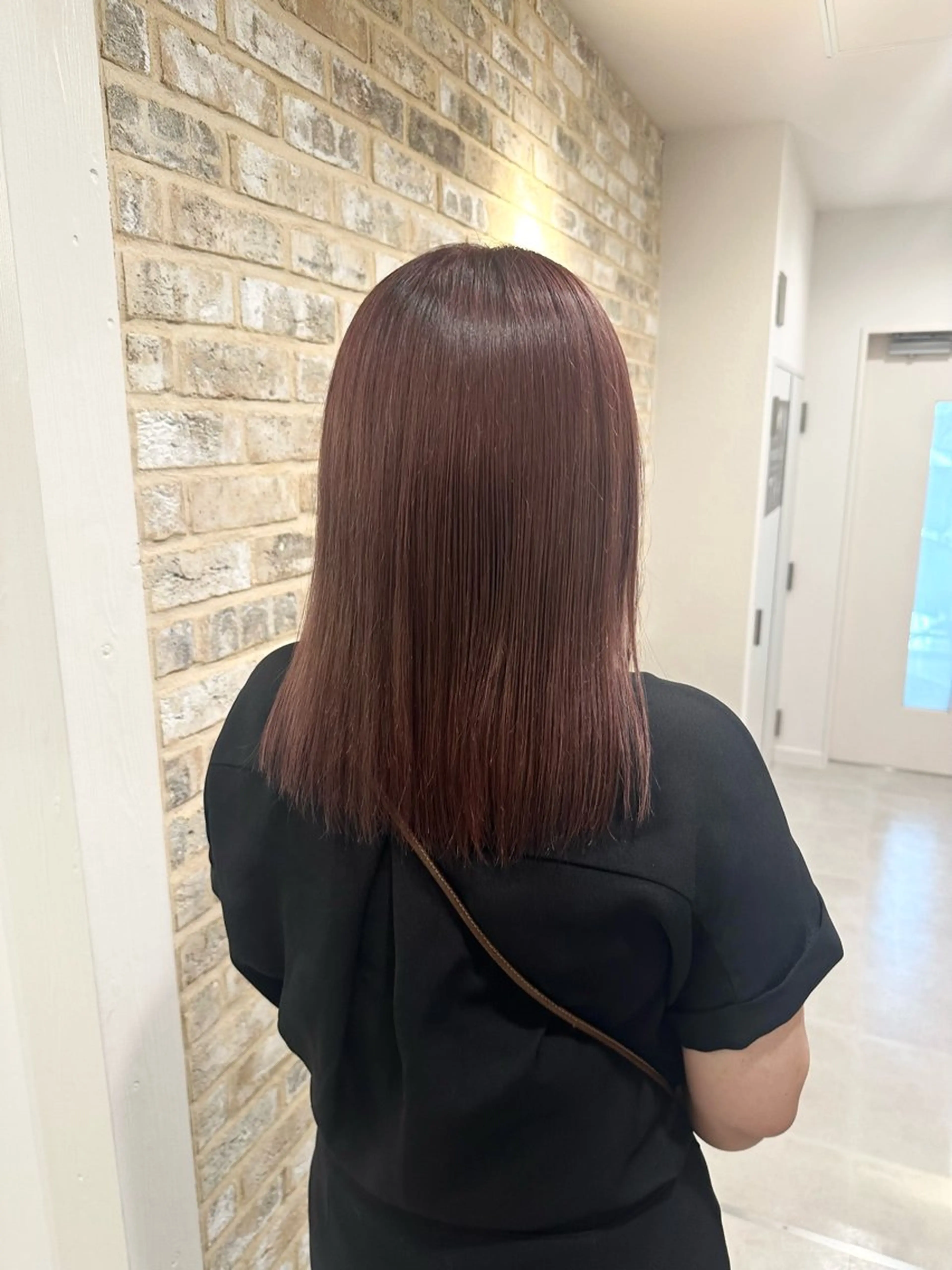 カラー ブラウンカラー ピンクカラー sau.所属・kano🌈 ボブ/レイヤーのヘアスタイル