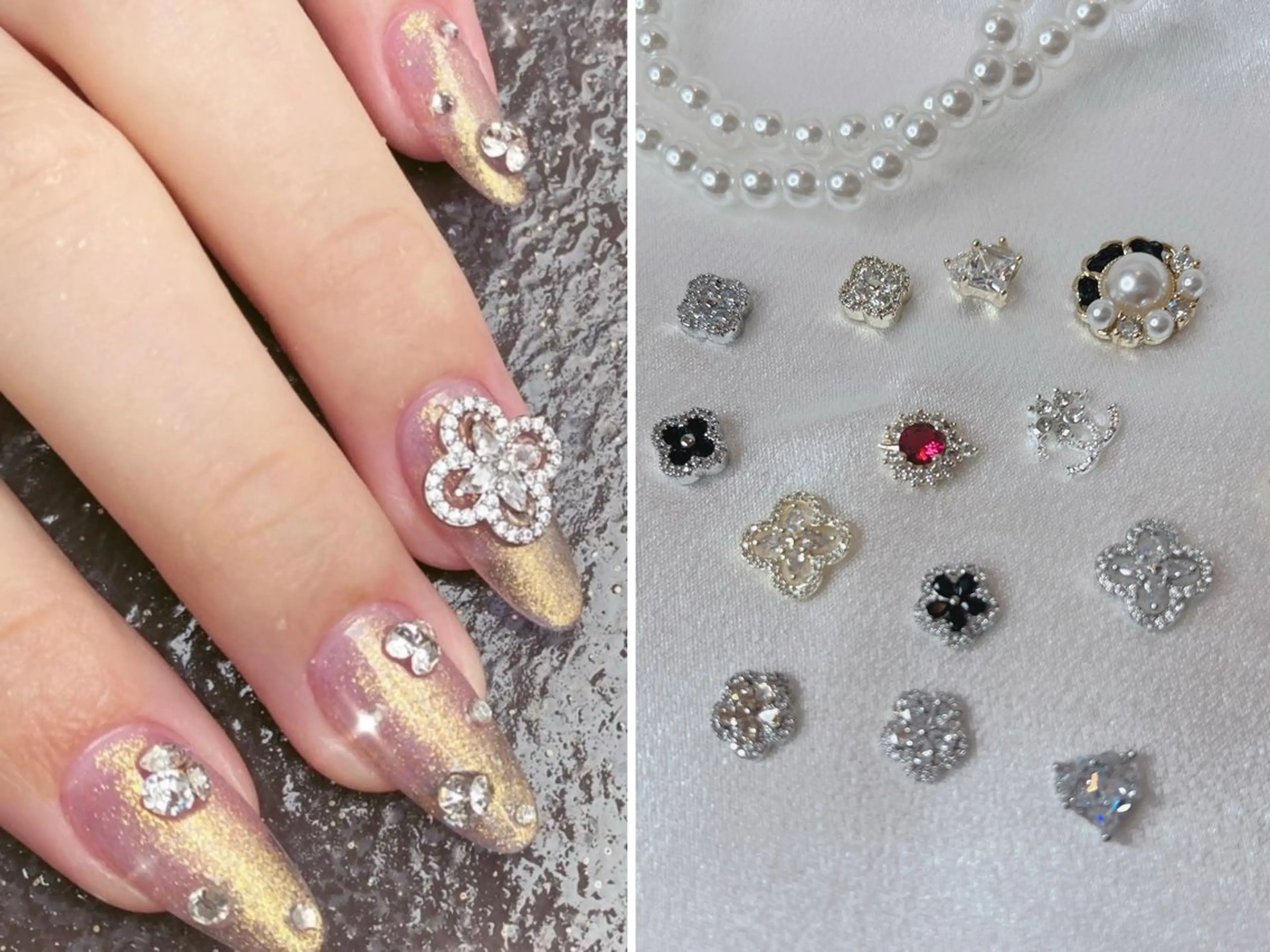 ✨数量限定パーツ🌟ワンカラー＆ラメ＆フラッシュ＆マグネット✨ストーンorパールし放題❣️フィルイン対応の写真