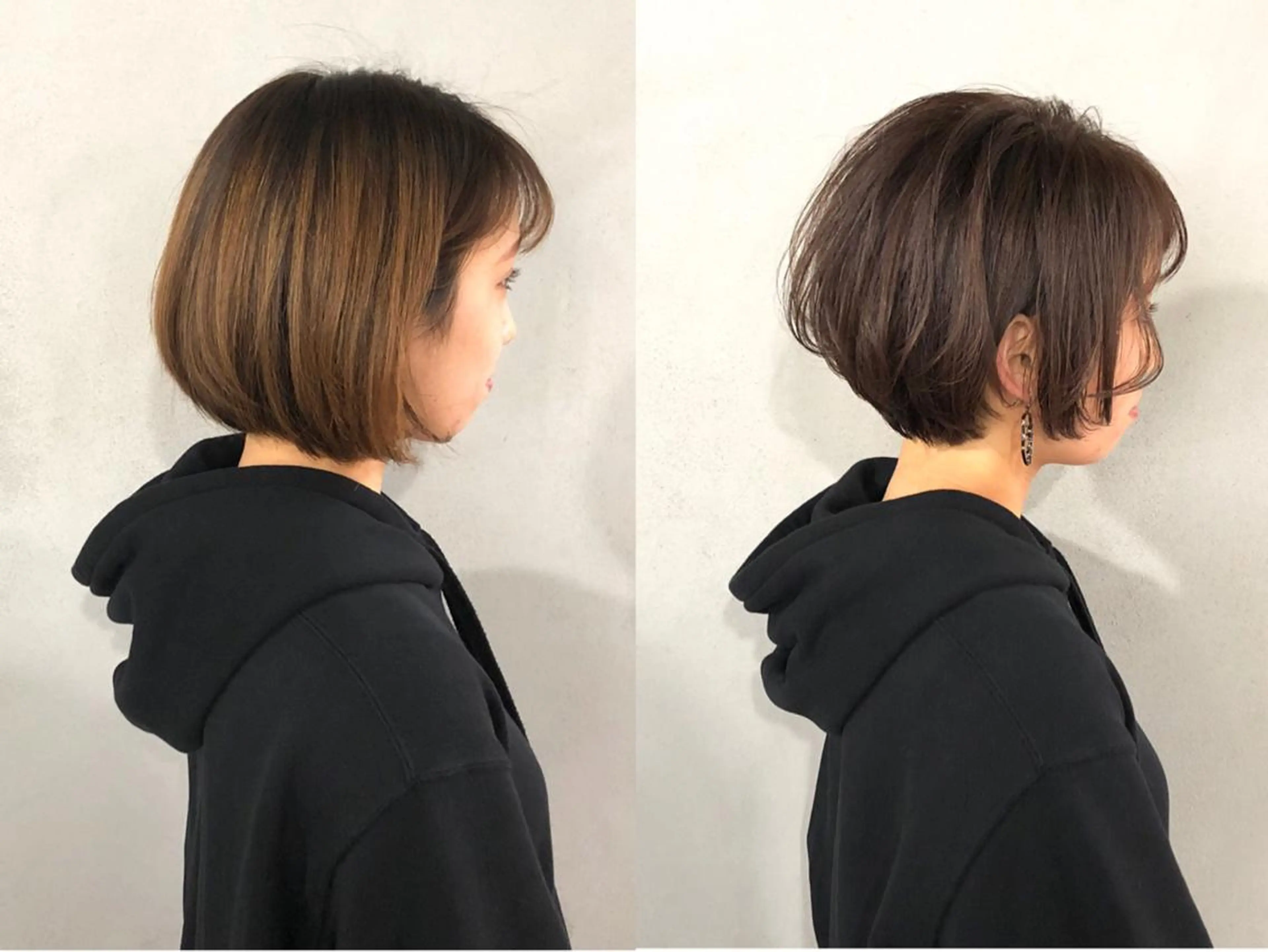 ショート カラー ショートボブ ボブ ショートヘア カット ヘアカラー ボブ/ショート/ 白髪染め/メンズ葛西のヘアスタイル