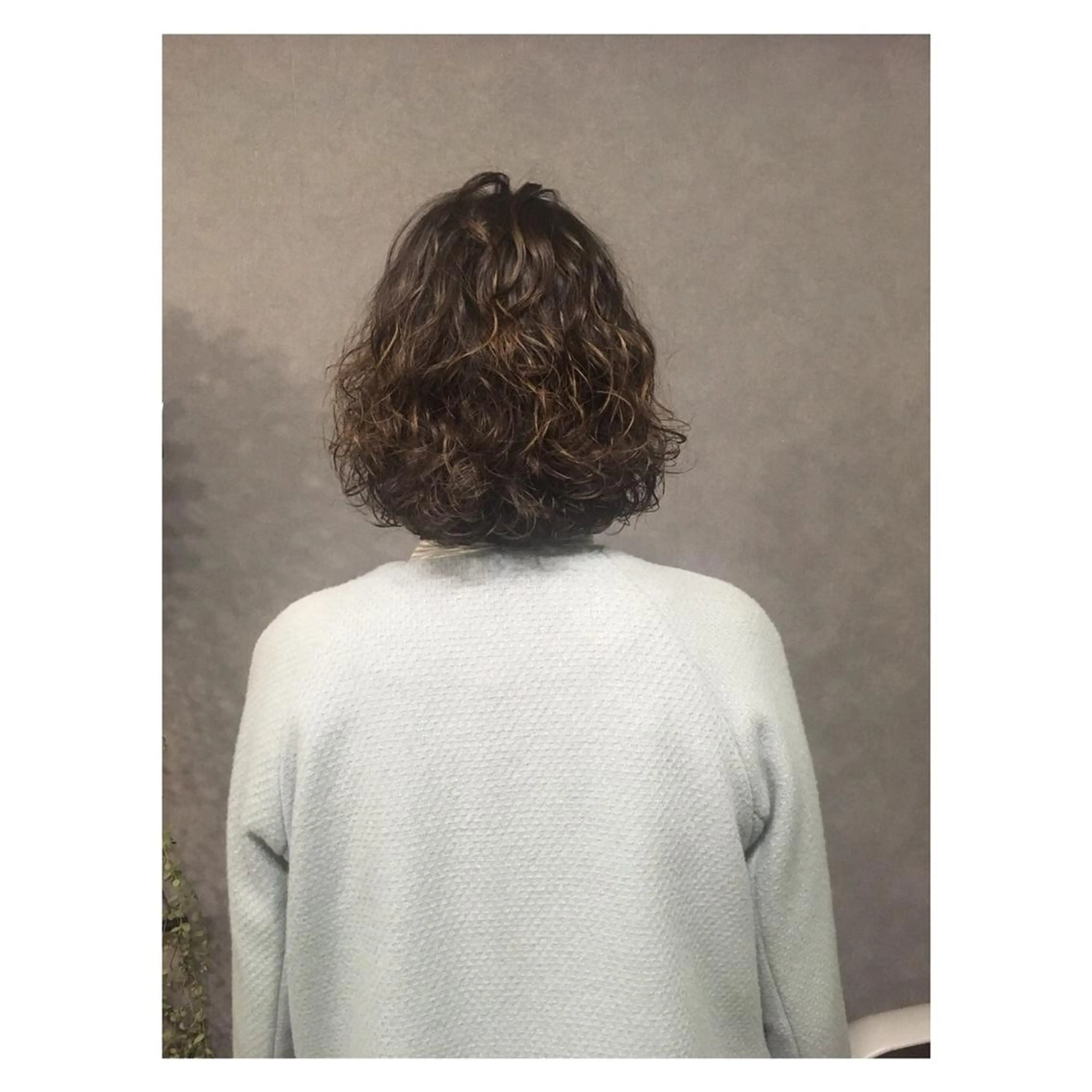 ミディアム パーマ chouette シュエットのヘアスタイル