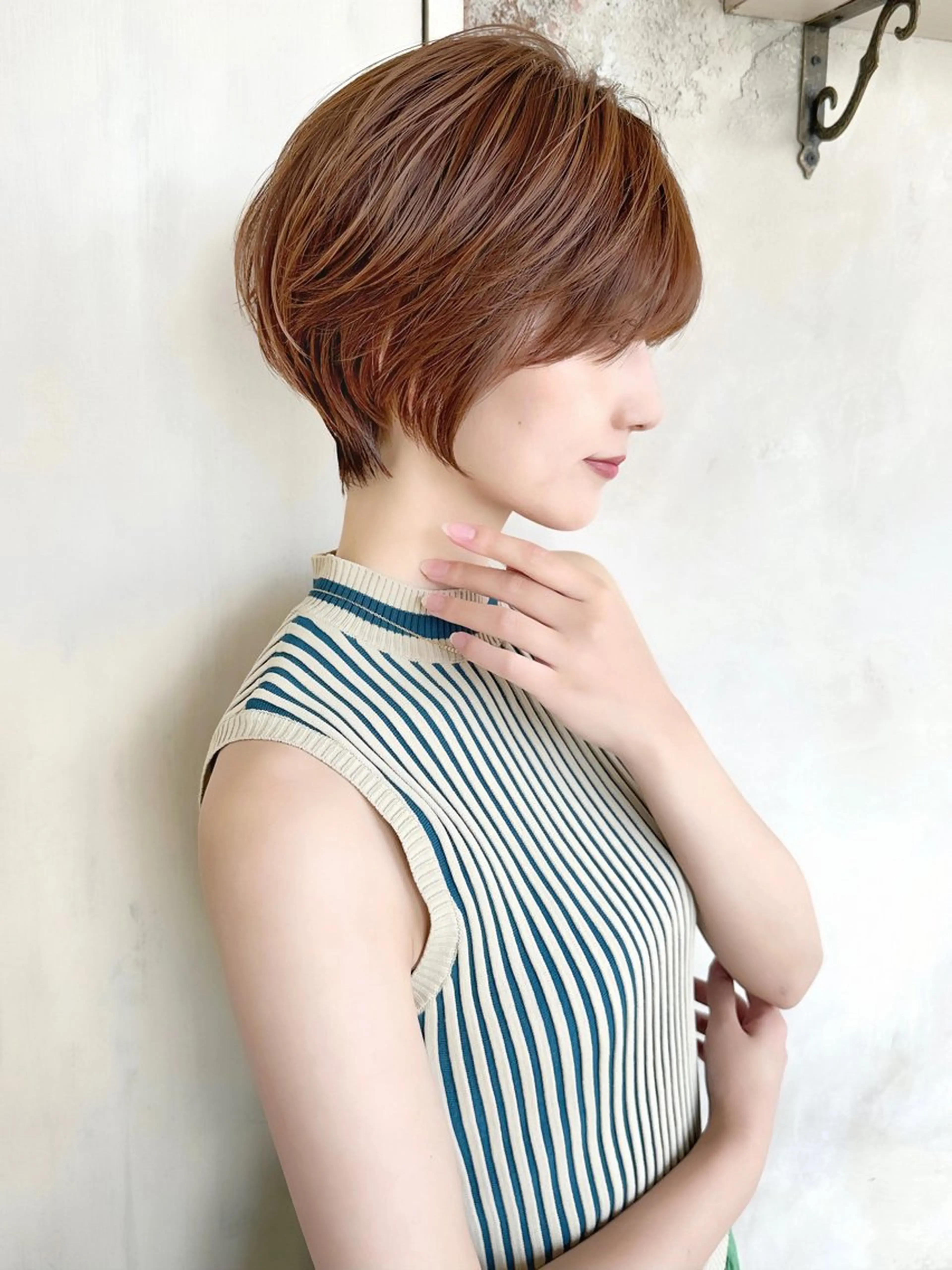 ショート カラー ショートボブ ハンサムショート 丸みショート ボブ くびれヘア カット ヘアカラー トリートメント ショート、ボブの神✨ 峯朋也✂︎✨のヘアスタイル