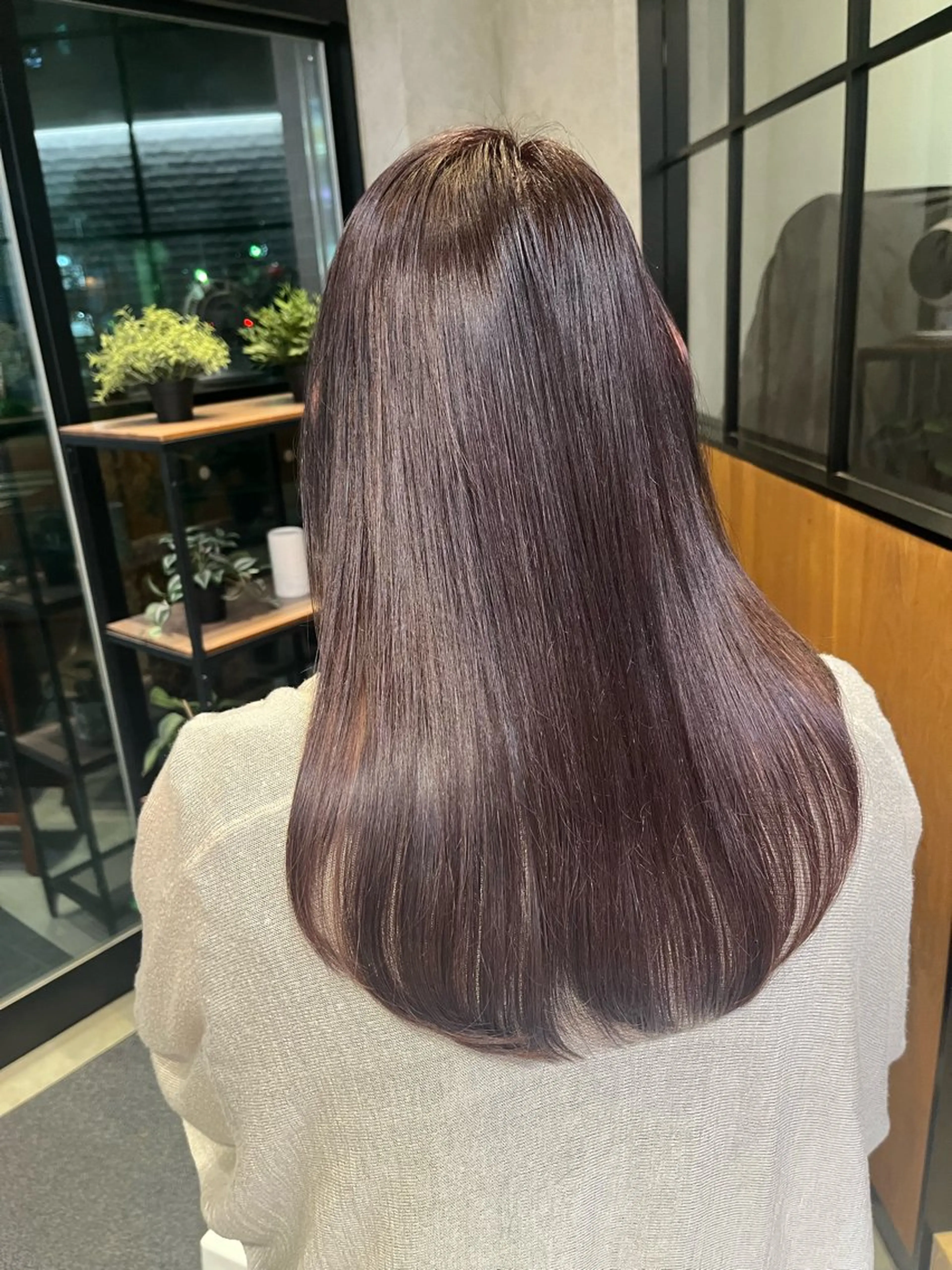 セミロング カラー yuuri🎀/大宮 /韓国ヘア/レイヤーのヘアスタイル