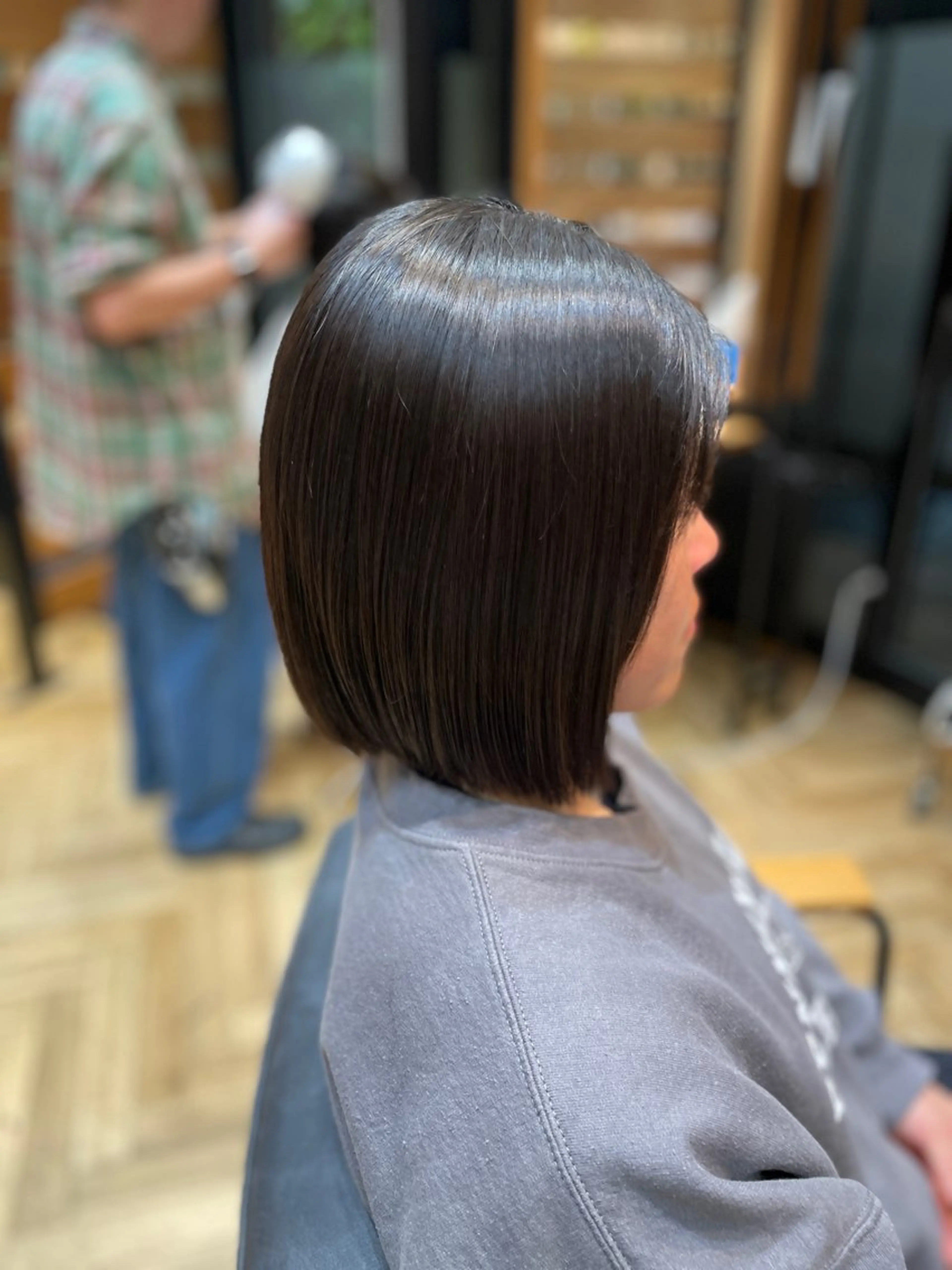 ミディアム ボブ カット 望恵🌸 韓国🇰🇷スタイルのヘアスタイル