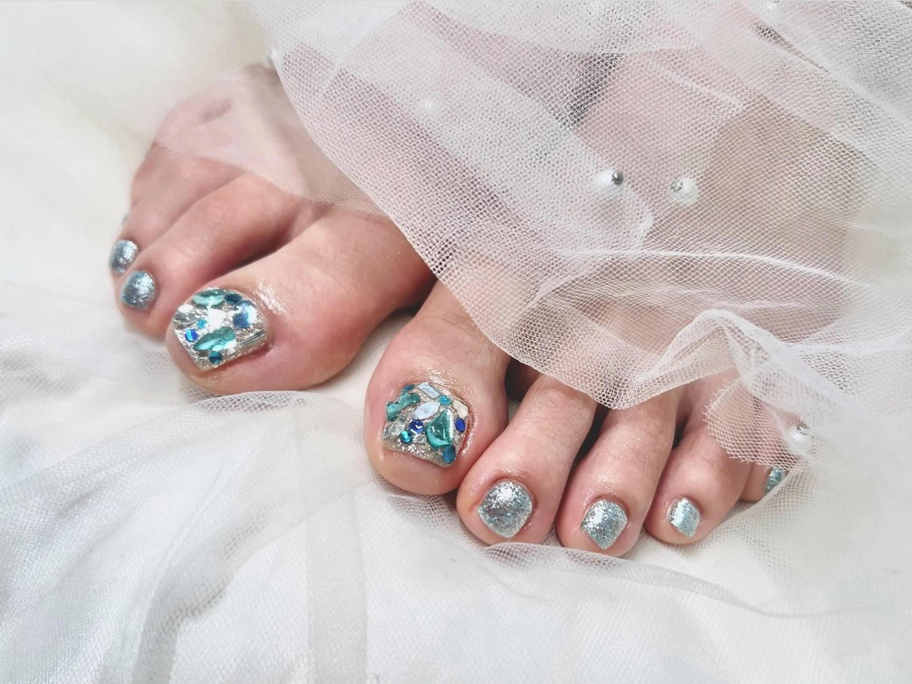 フット🦶🏻親指アート🫧(オフ込)の写真