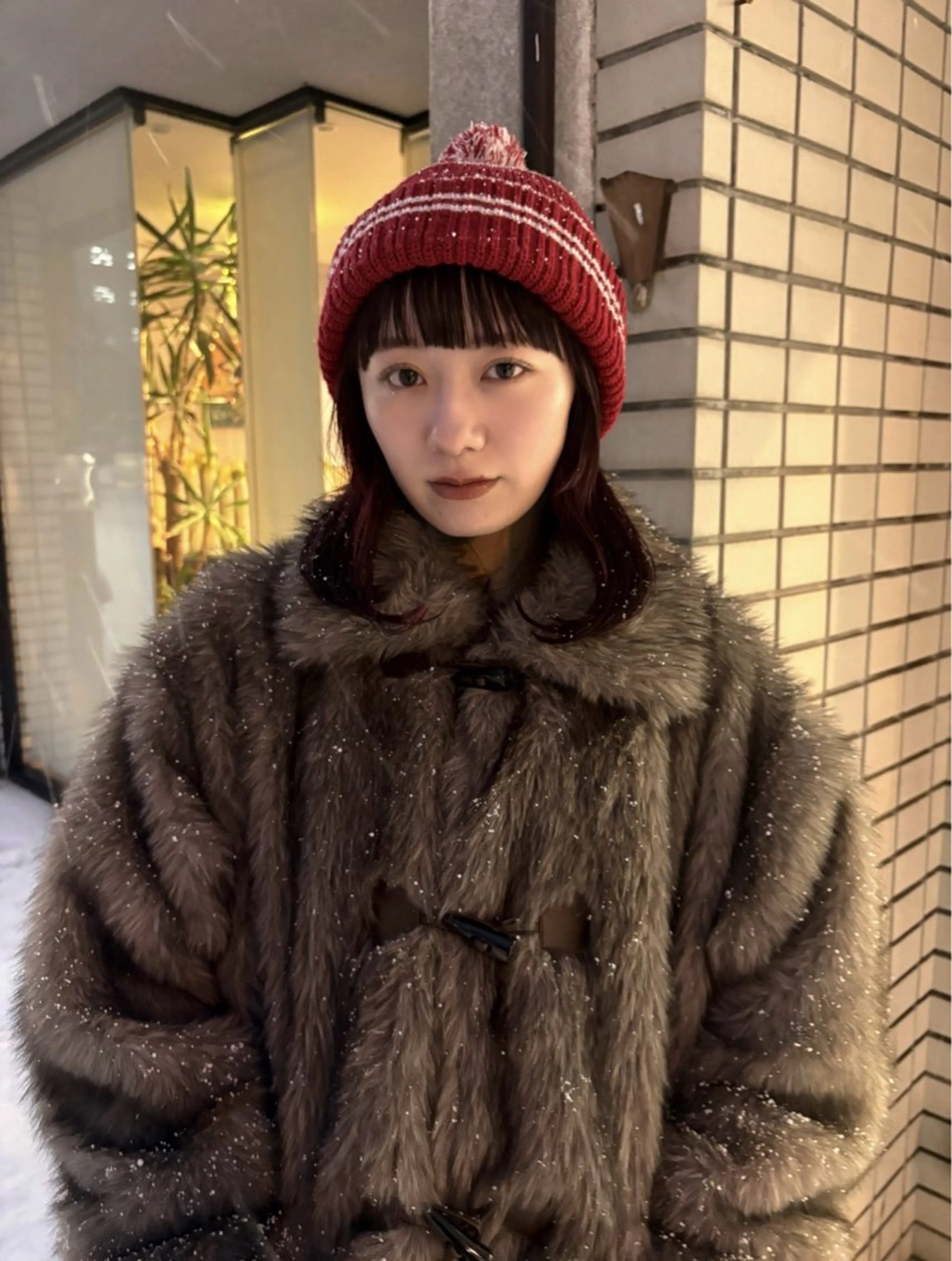 ミディアム 成澤 凜花のヘアスタイル