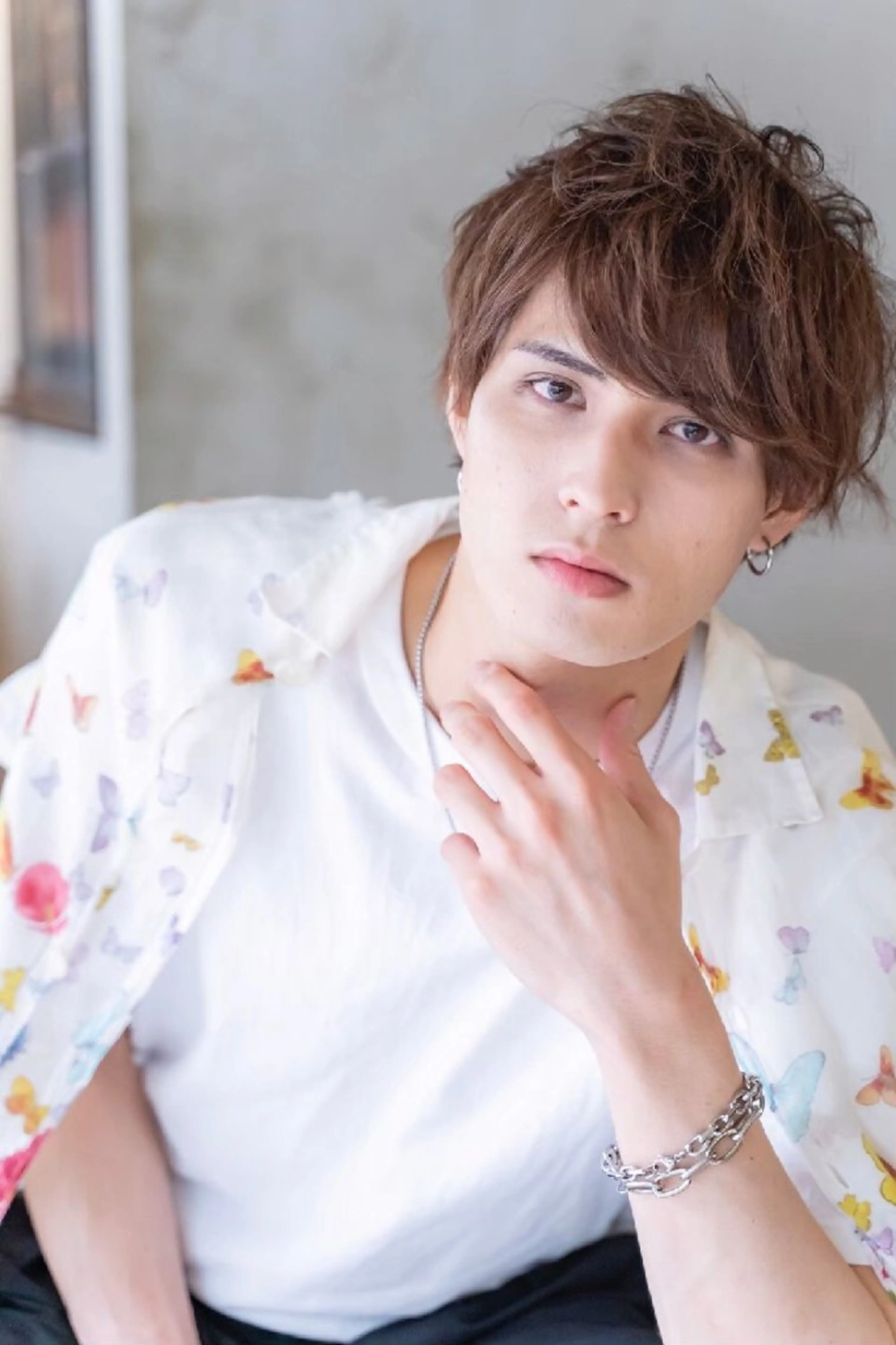 ショート カラー パーマ ヘアアレンジ メンズ カット パーマ トリートメント 【韓国ヘア】 人気No.1/ユウキのヘアスタイル