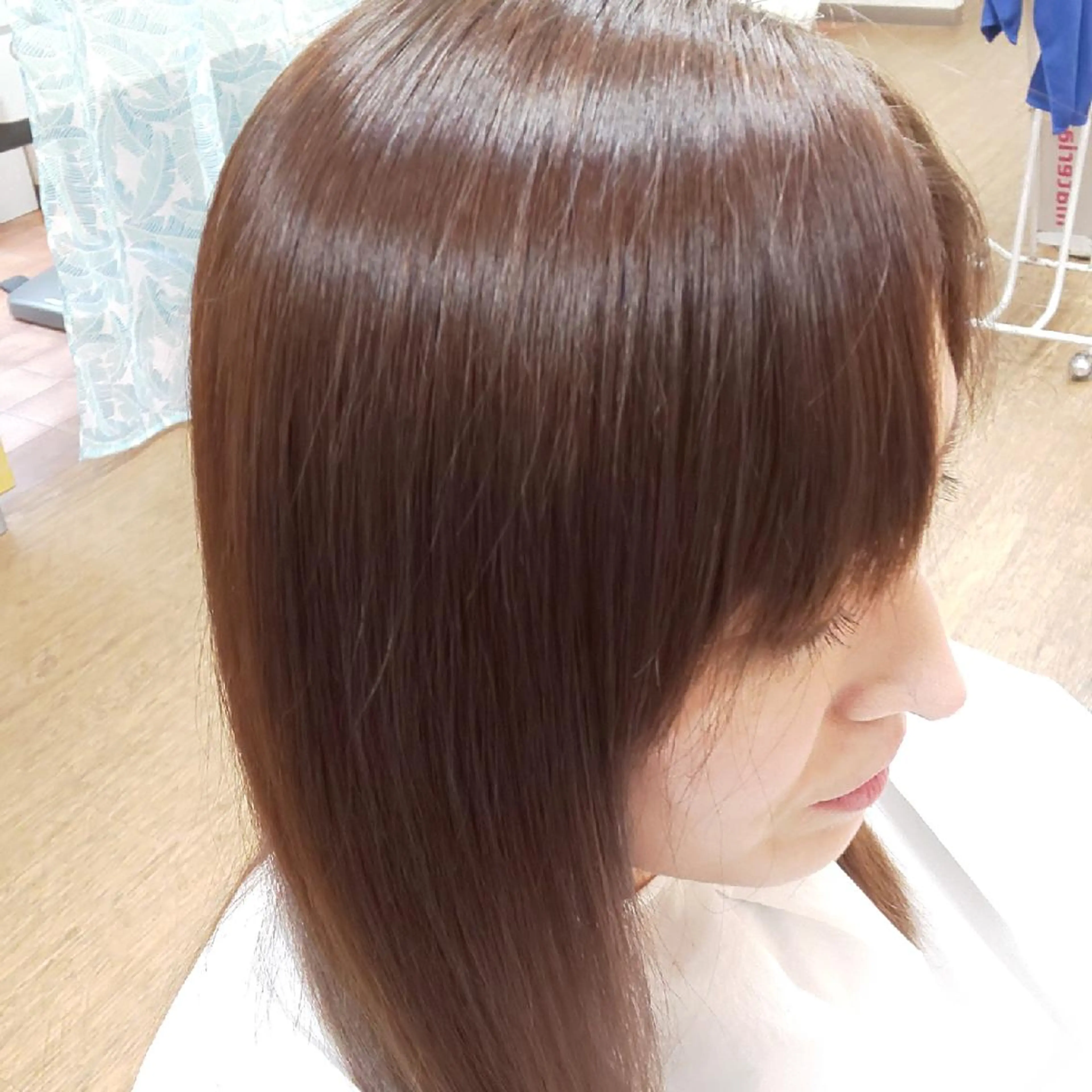 セミロング パーマ 石原 生太  のヘアスタイル