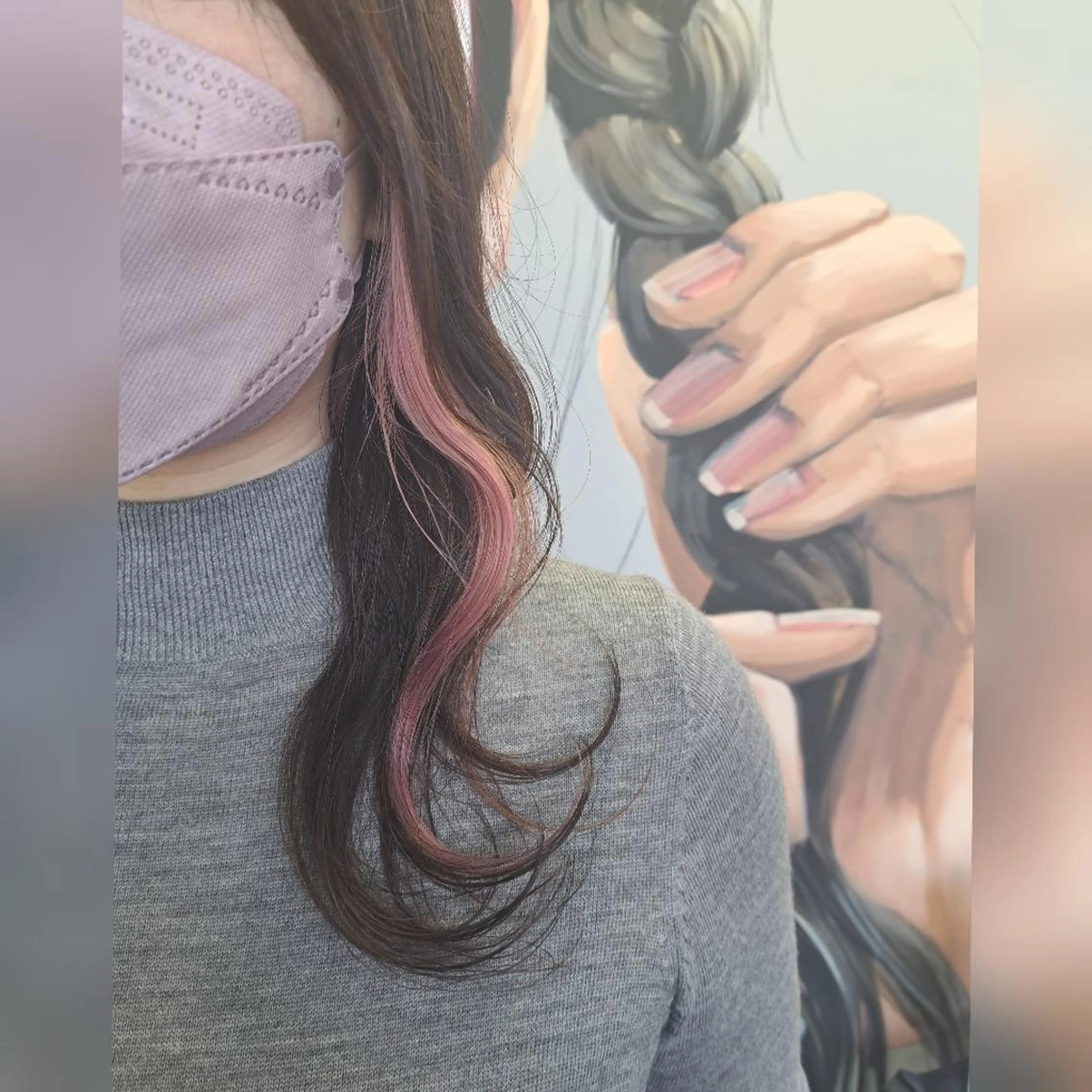 ロング カラー あかね☆ヘアアレンジ /ボブ/縮毛矯正のヘアスタイル