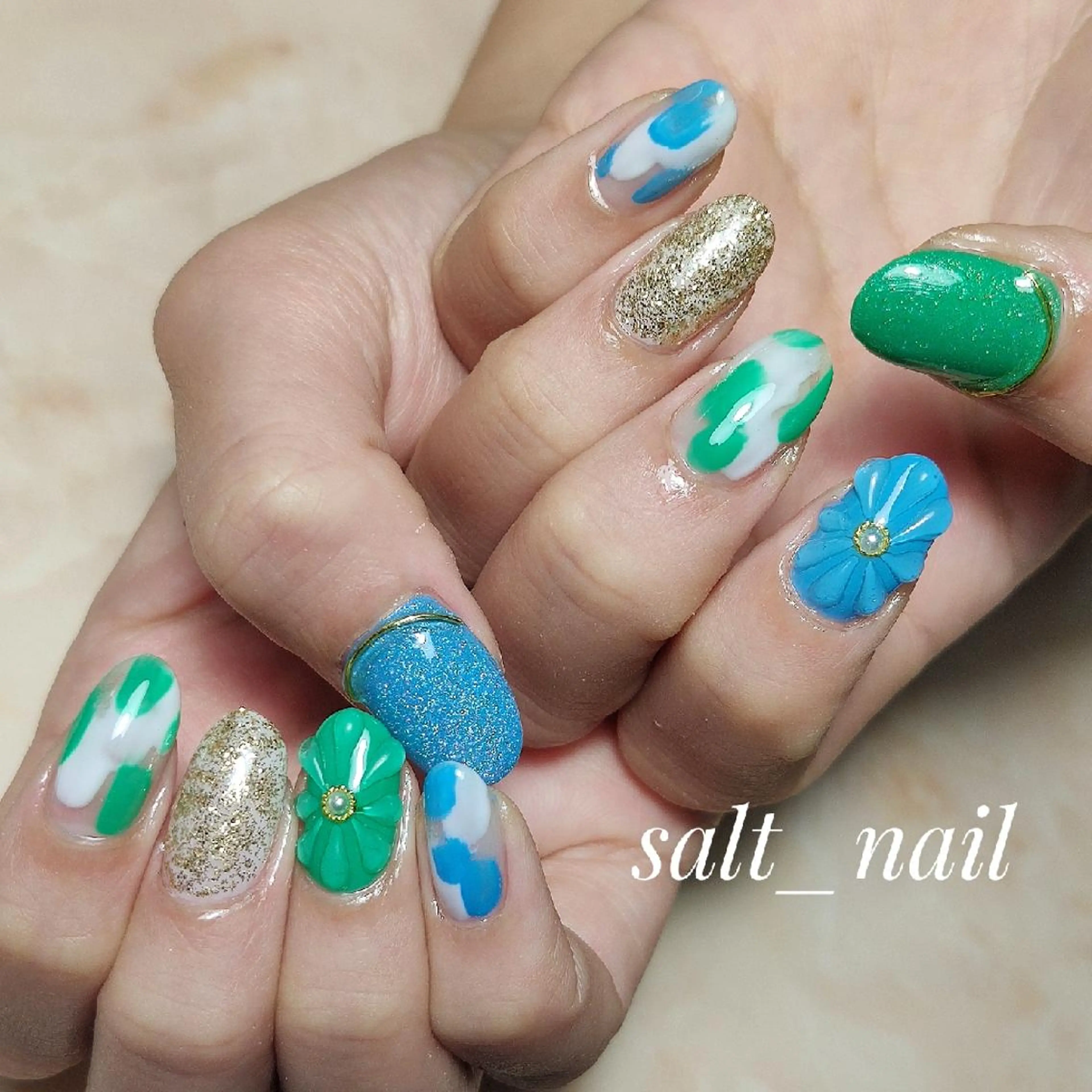 ネイル アートネイル ハンドネイル 個人サロン saltnailのネイルデザイン