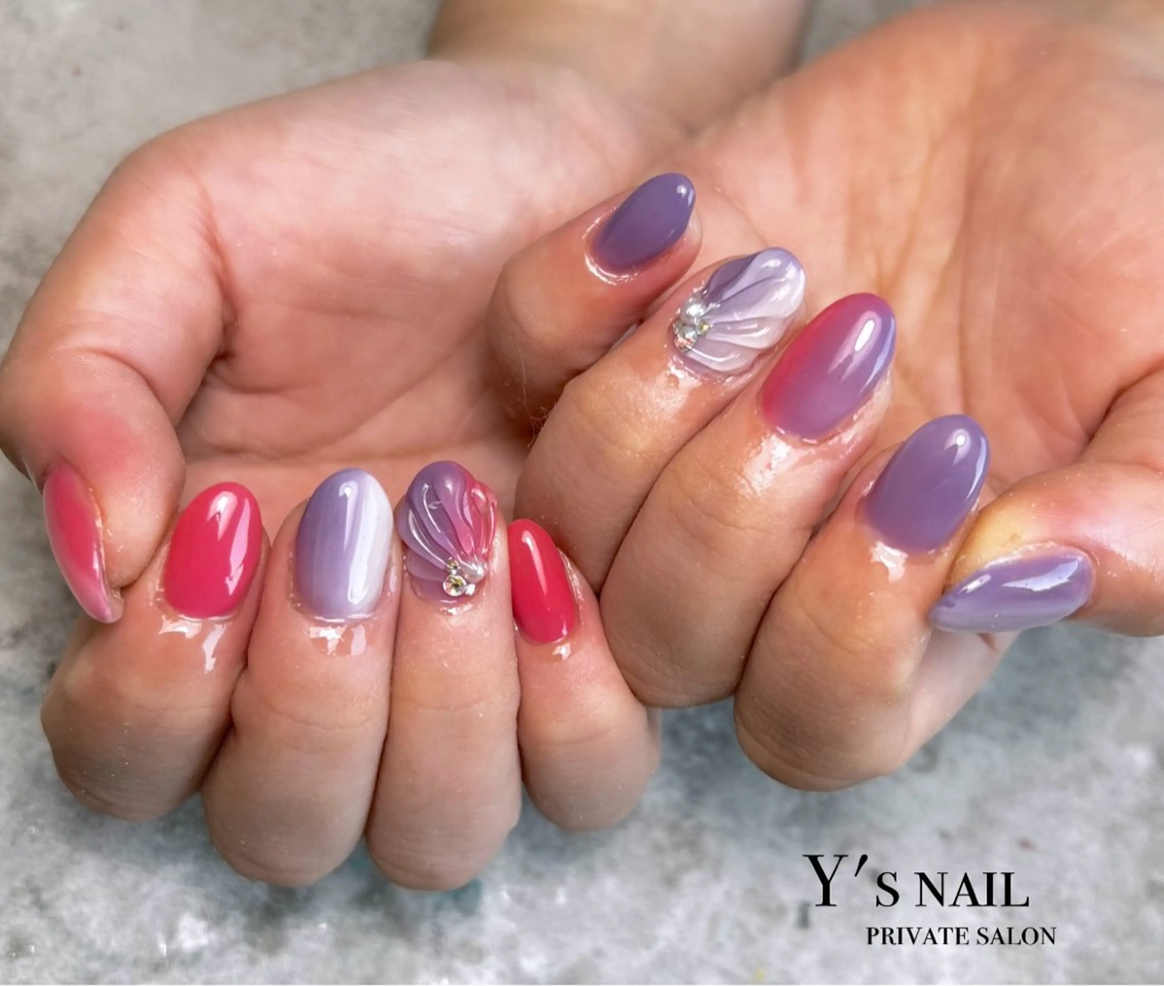 ネイル ハンドネイル Y's nail ˚✧₊YUIのネイルデザイン
