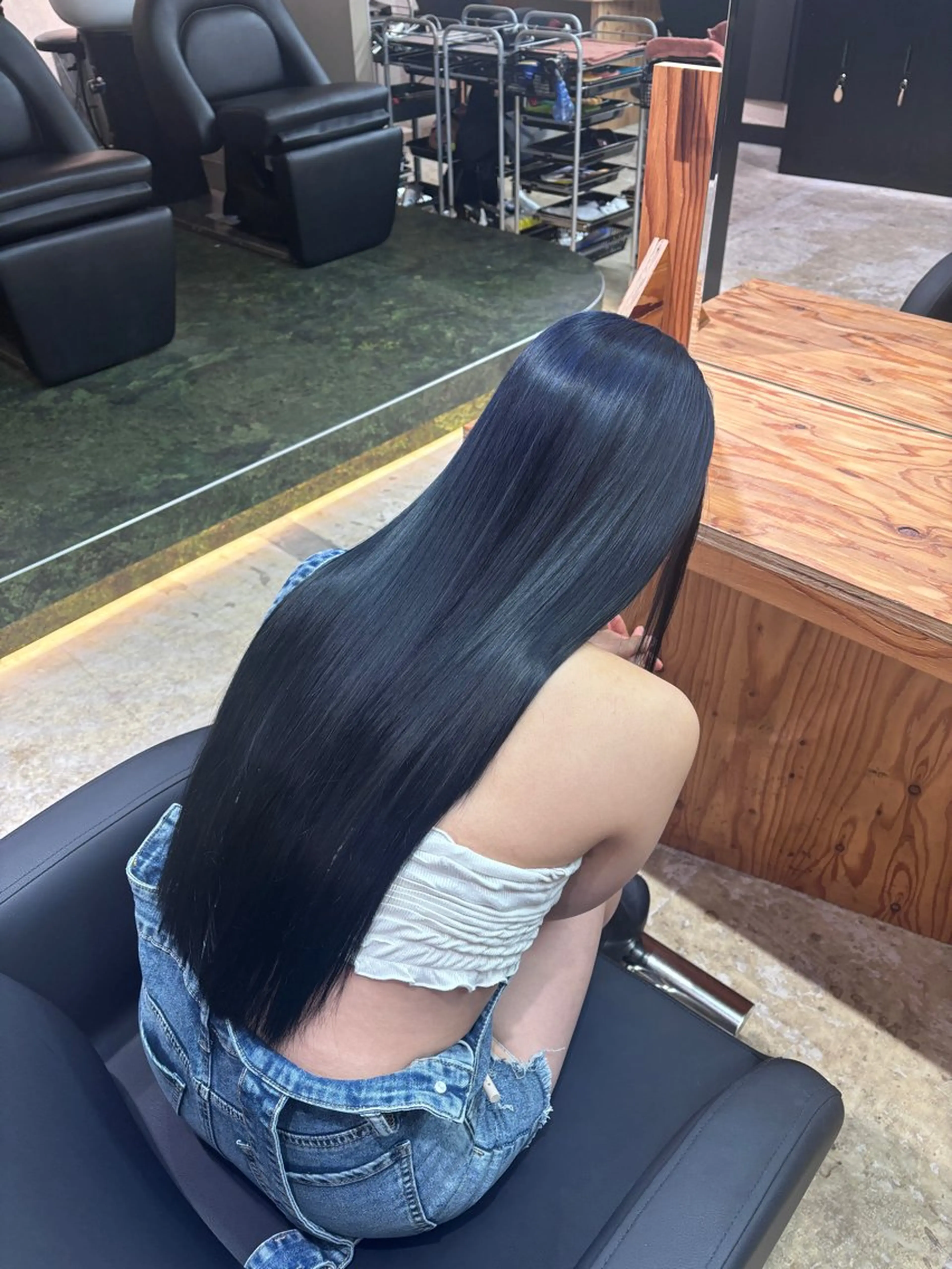 ロング 髪質改善 カット 縮毛矯正 トリートメント 🌟難波/EIGHT 副店長RIKOのヘアスタイル