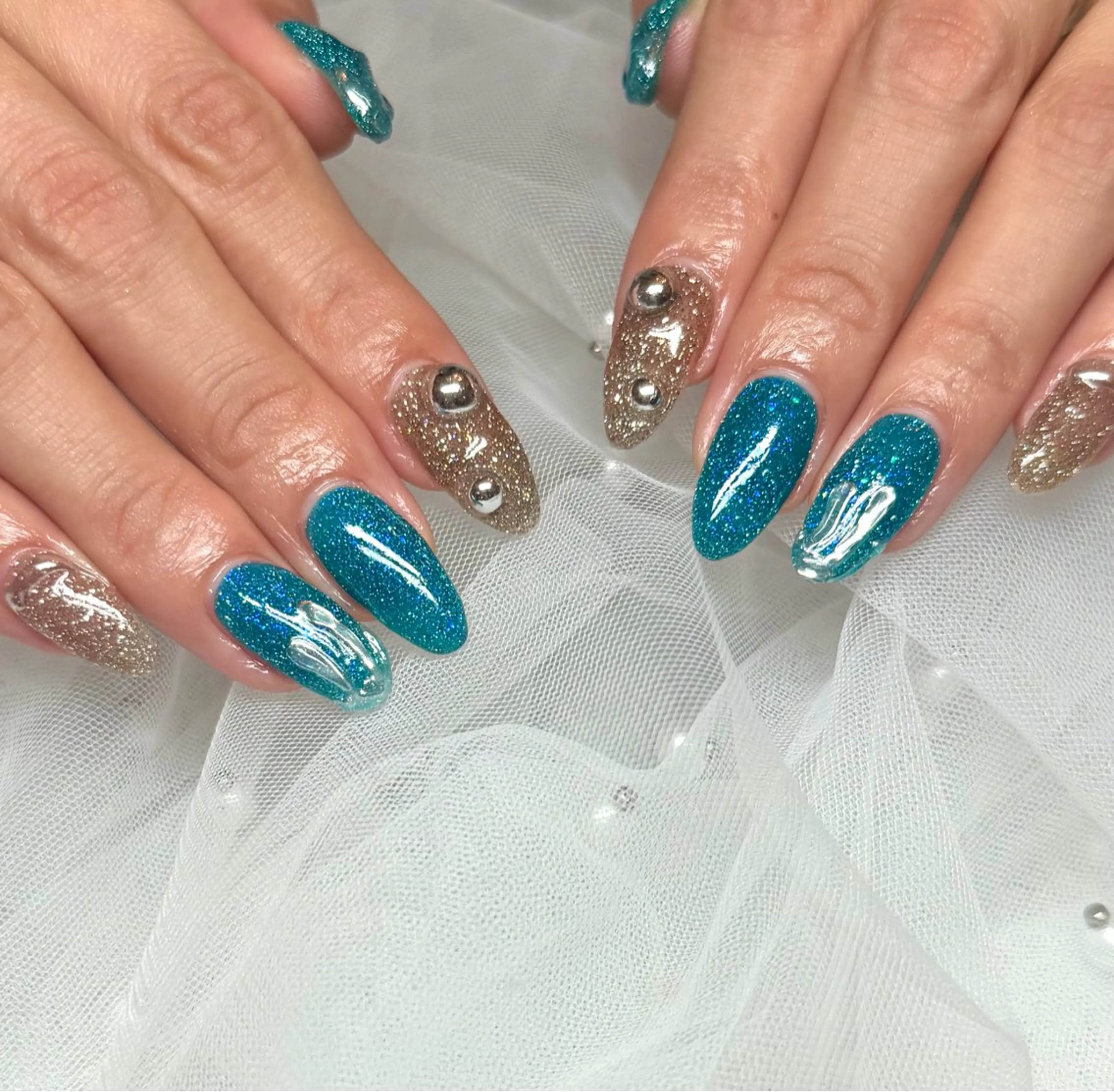 ネイル フラッシュネイル ハンドネイル HazeGrass NAILのネイルデザイン