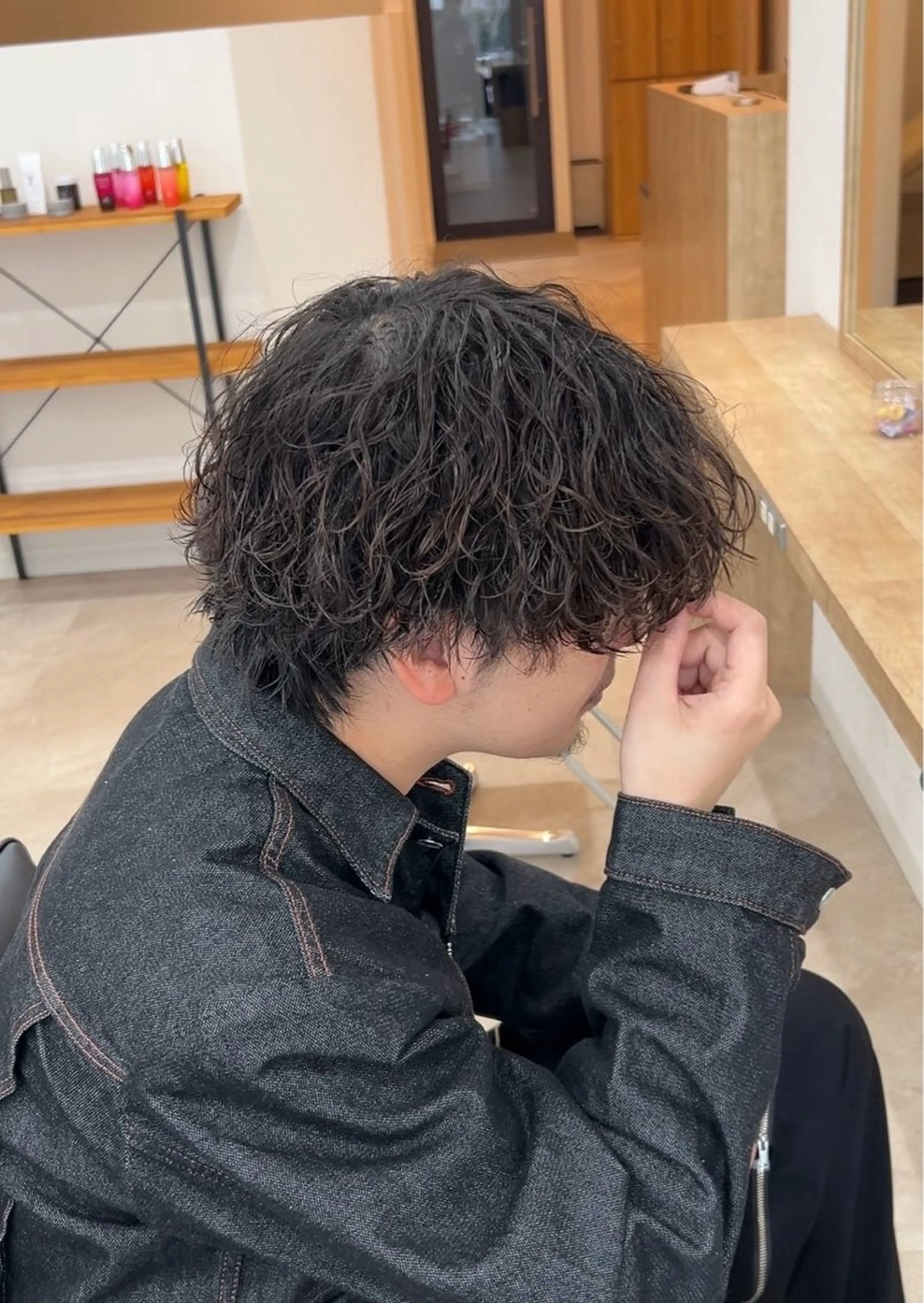 パーマ メンズ カット パーマ 波巻きパーマ /メンズ専門/そらのヘアスタイル