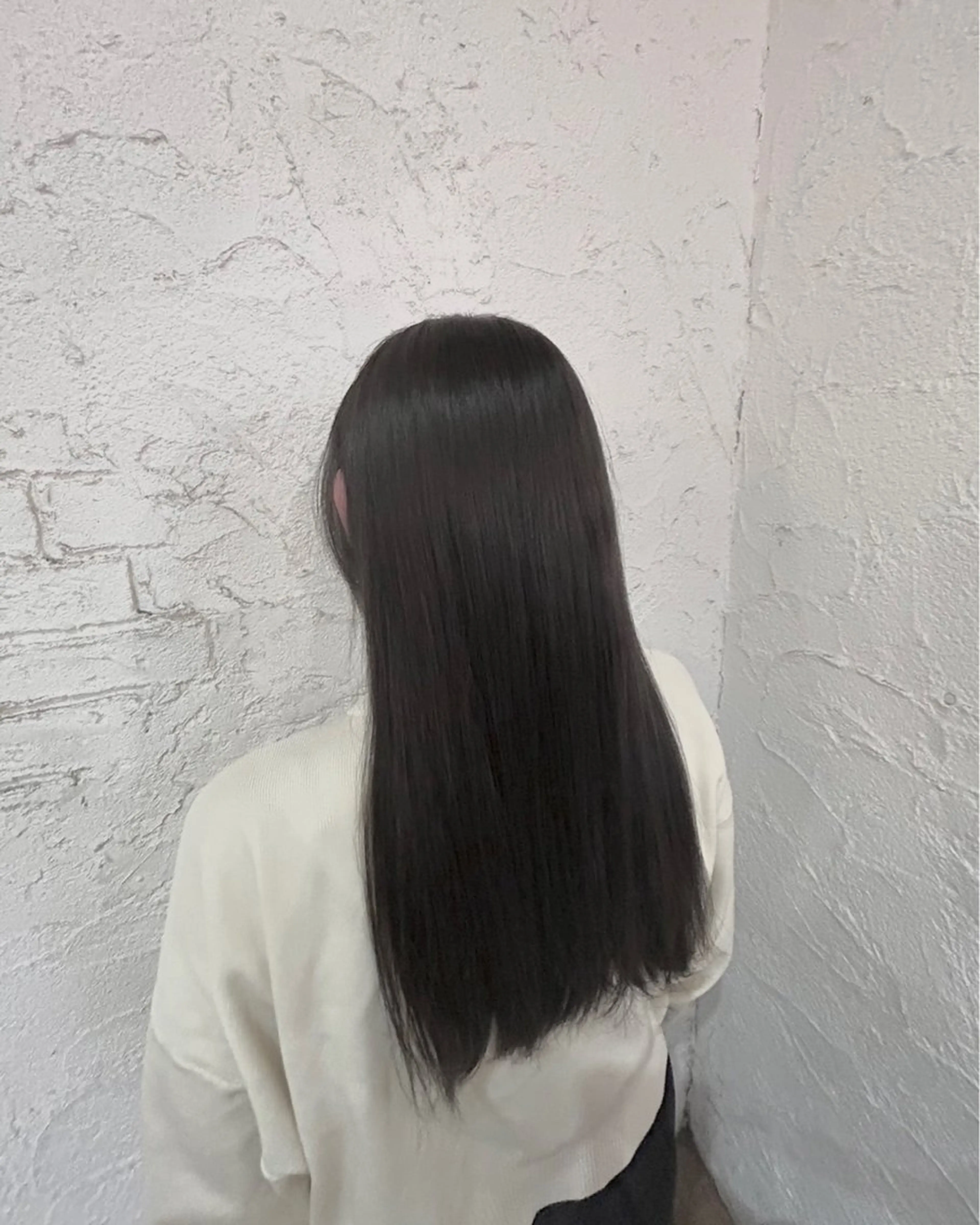 ロング カラー グレージュ ヘアカラー 菅野 七海のヘアスタイル