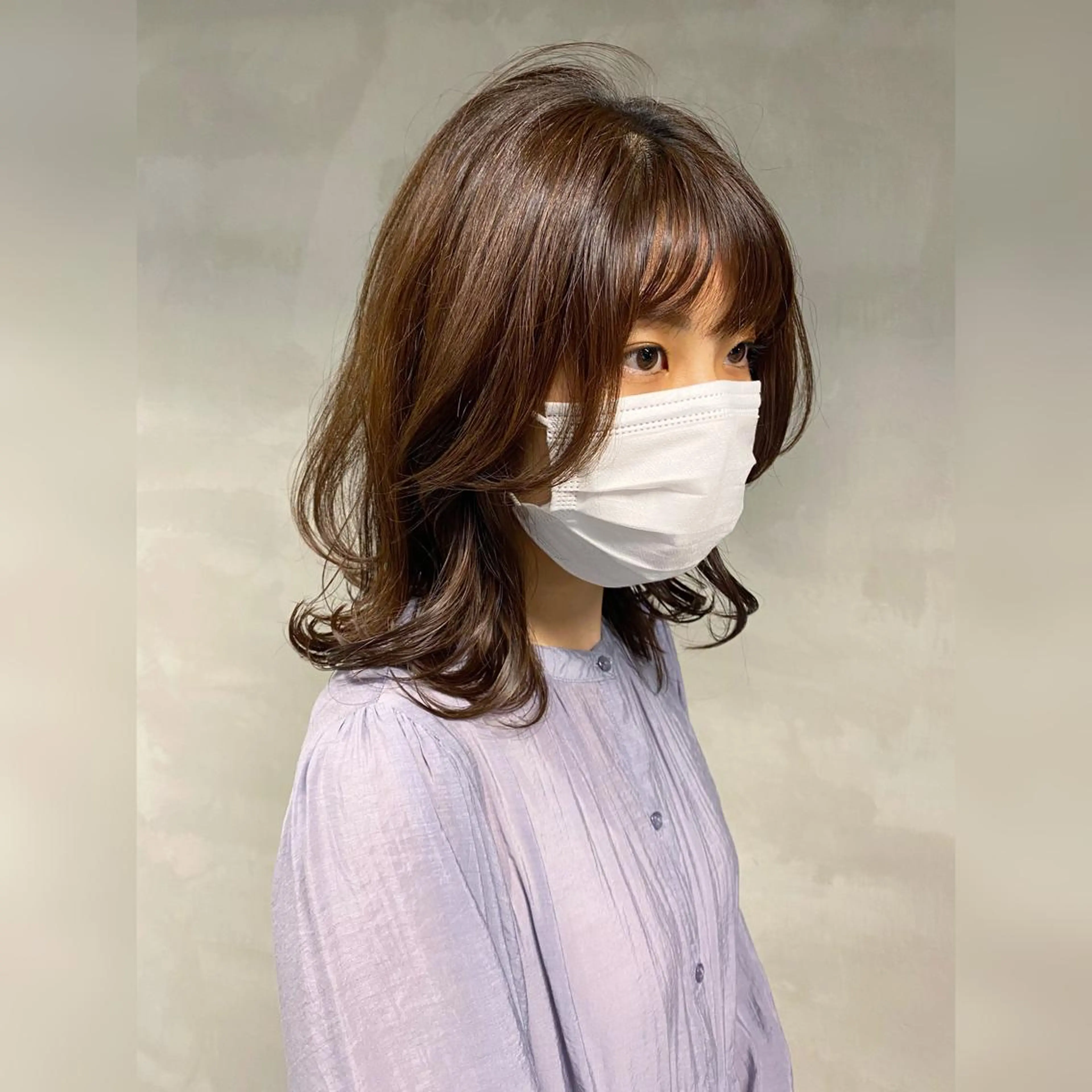 セミロング 艶髪/髪質改善/ MONSO山本のヘアスタイル