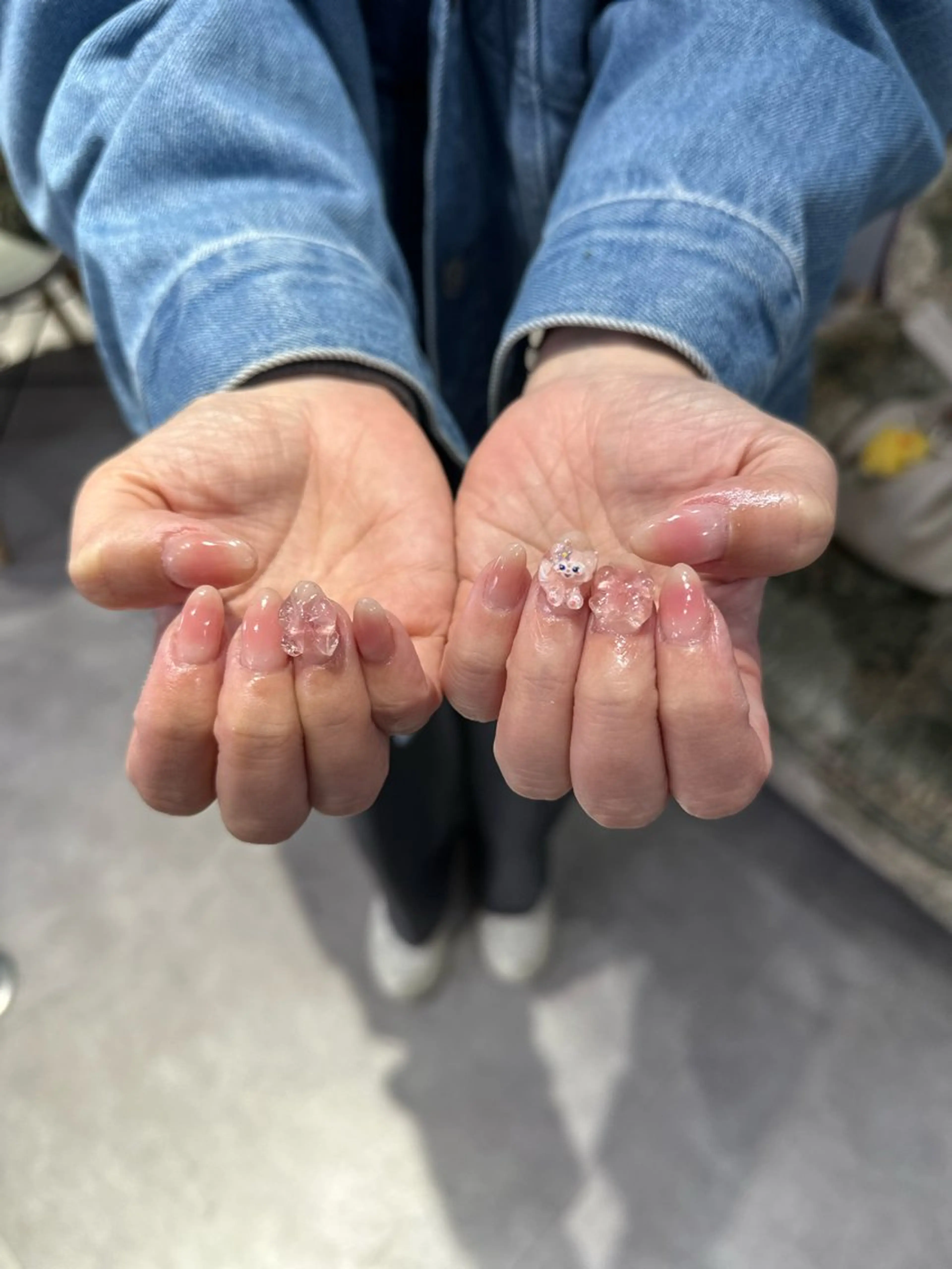 ネイル アートネイル MIYUU♡*.+ﾟ ワンホン/ニュアンスのネイルデザイン