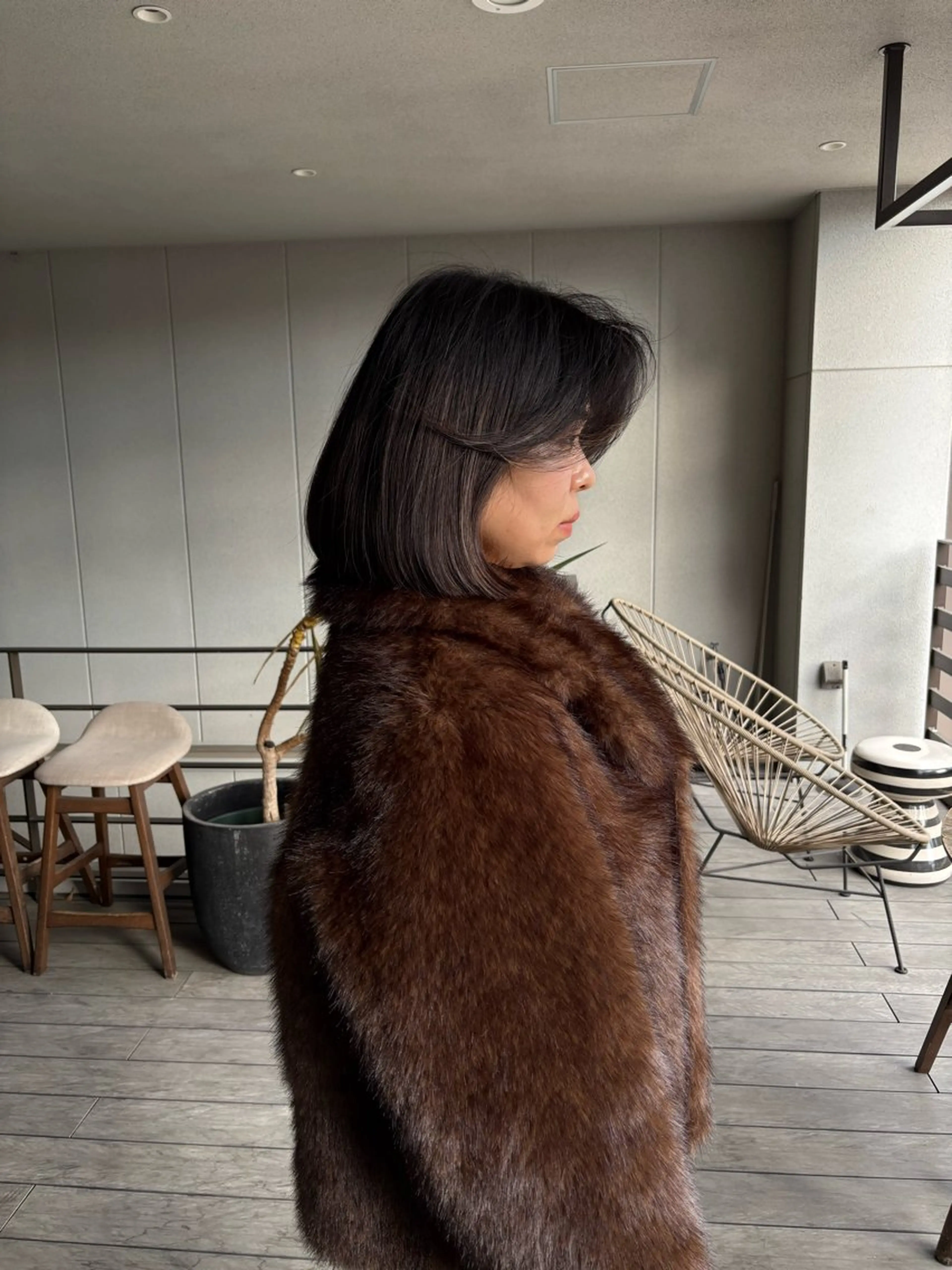 ショート カラー ⭐️海外レイヤー＆ ハイライト⭐️のヘアスタイル