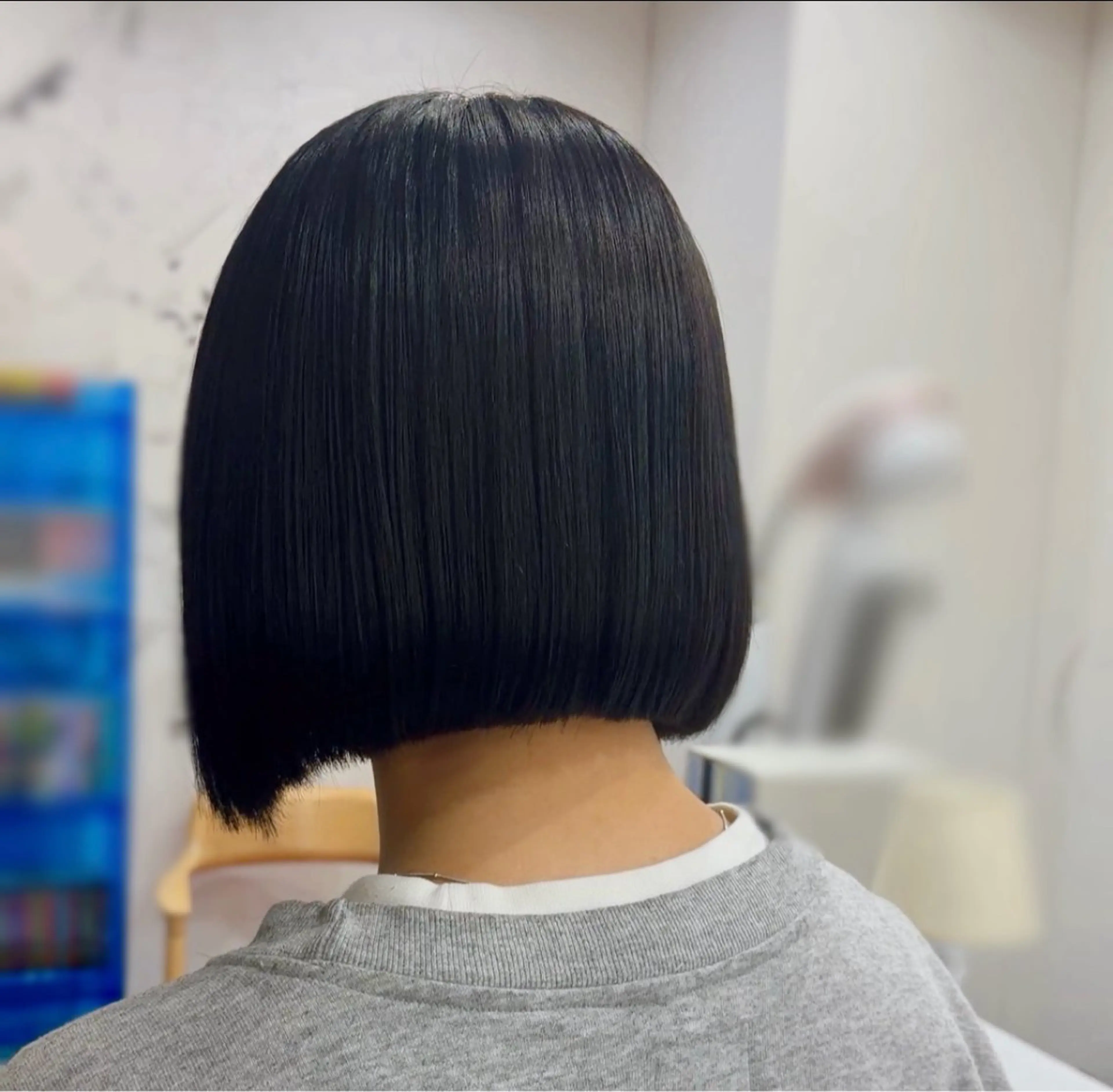 ショート カラー 黒髪 ボブ カット ヘアカラー 🌷ちひろ/ショート /パーマ🌷のヘアスタイル