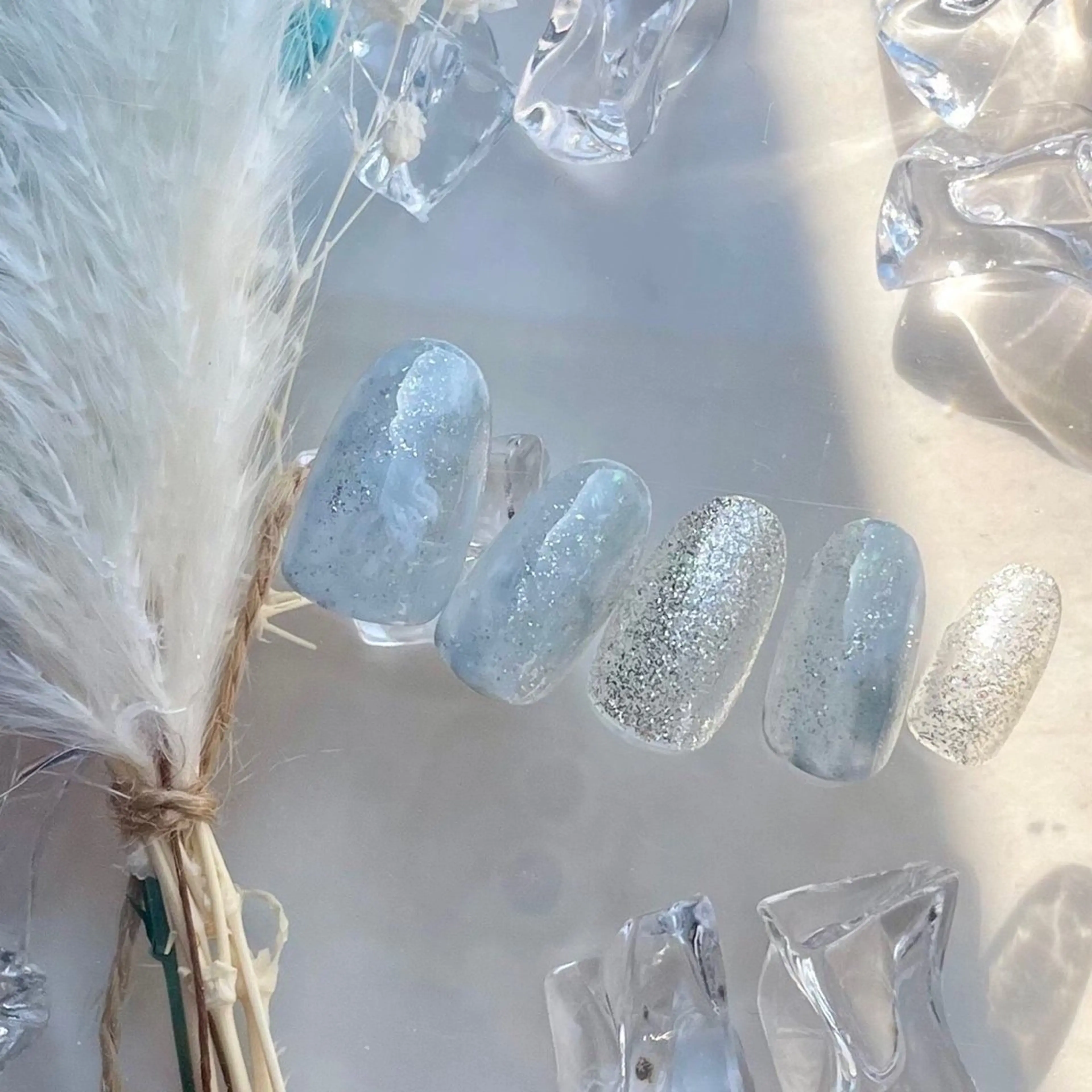 ネイル アートネイル ニュアンスネイル ネイルチップ ⭐︎休業中の練習⭐︎ JNA認定講師髙橋のネイルデザイン