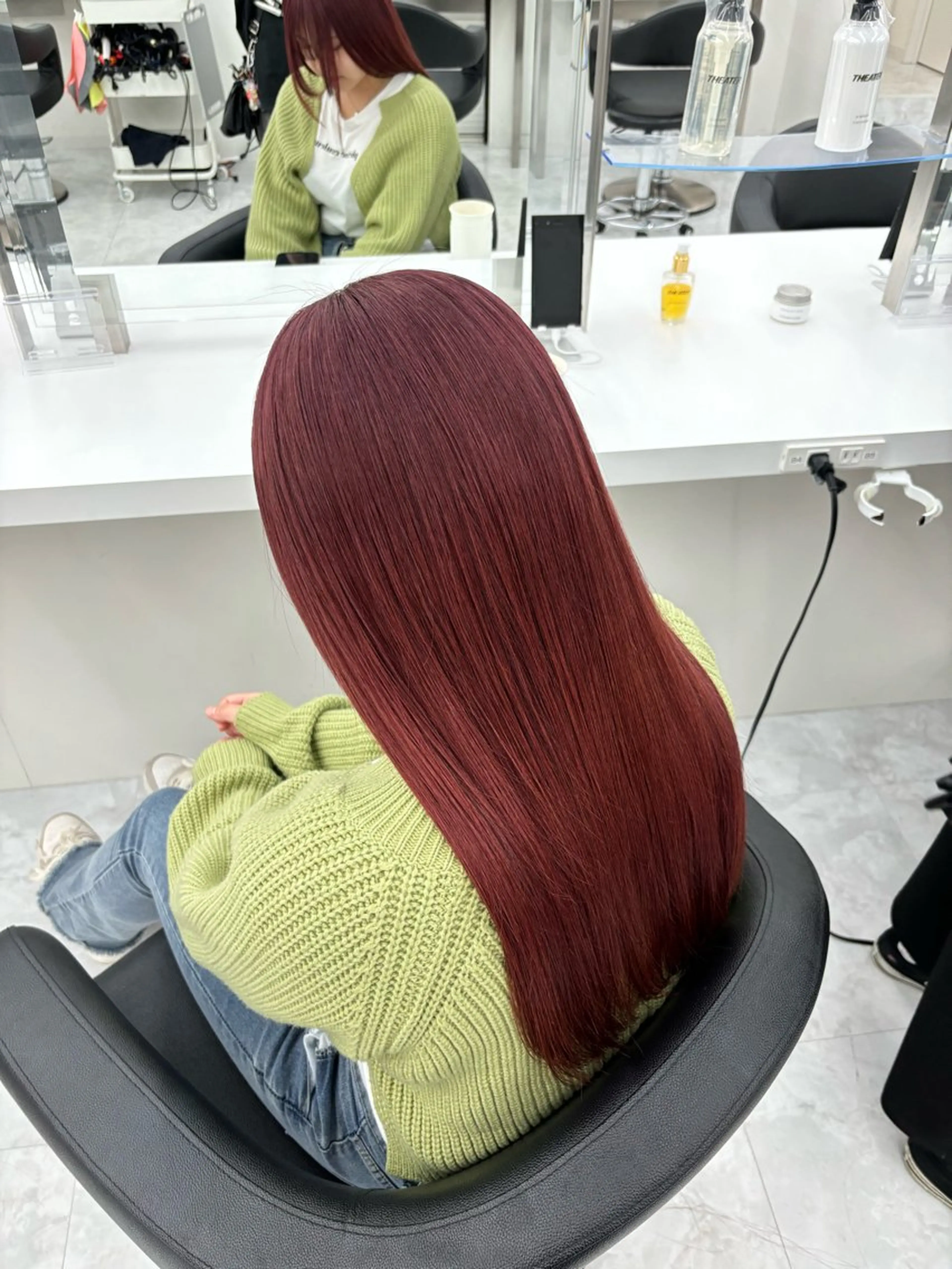 ロング カラー ヘアカラー ヘッドスパ ヘアセット 🫧韓国風透明感 ヘア🫧towaのヘアスタイル