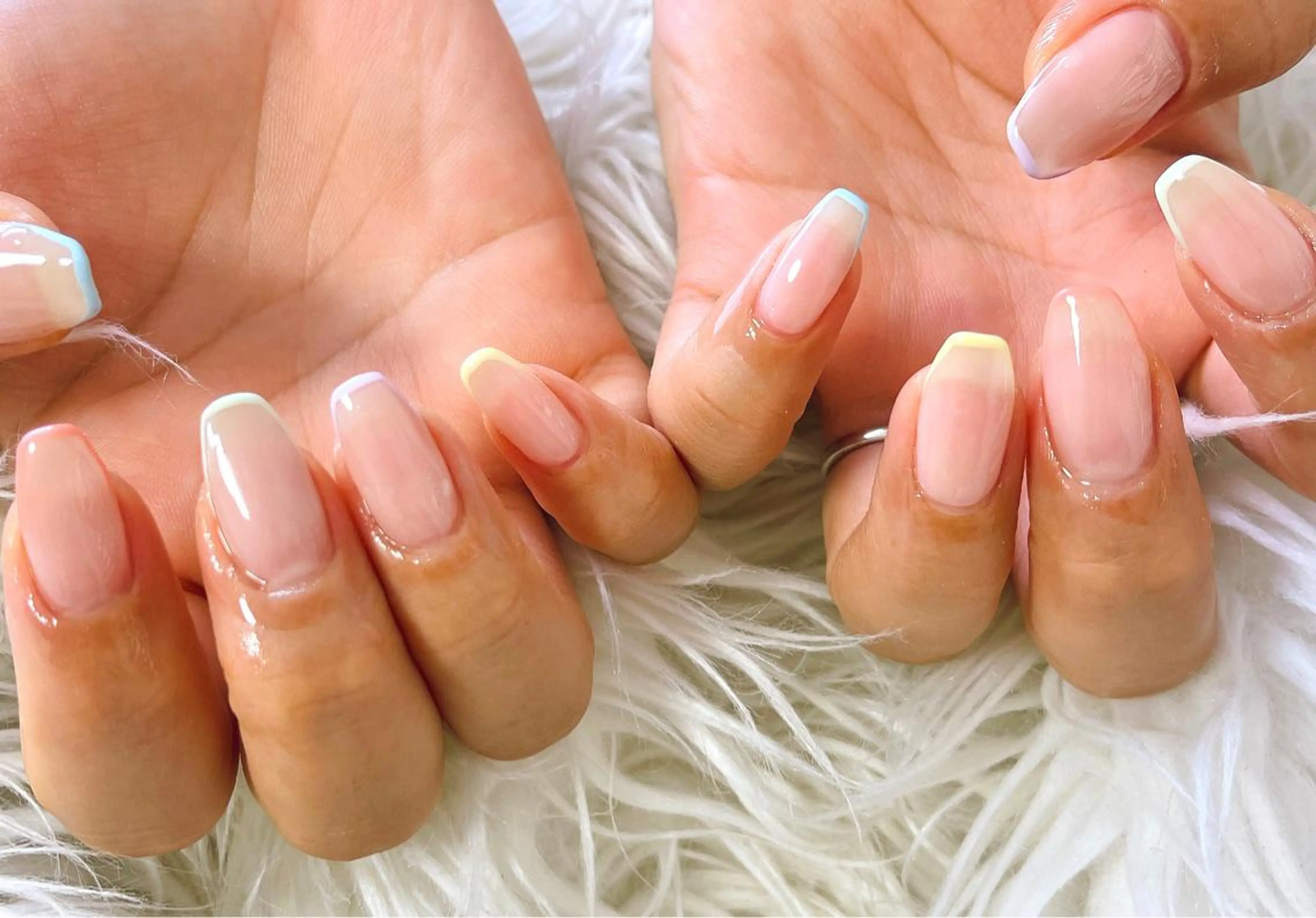 ネイル フレンチネイル ハンドネイル celica所属・松田 由真のネイルデザイン