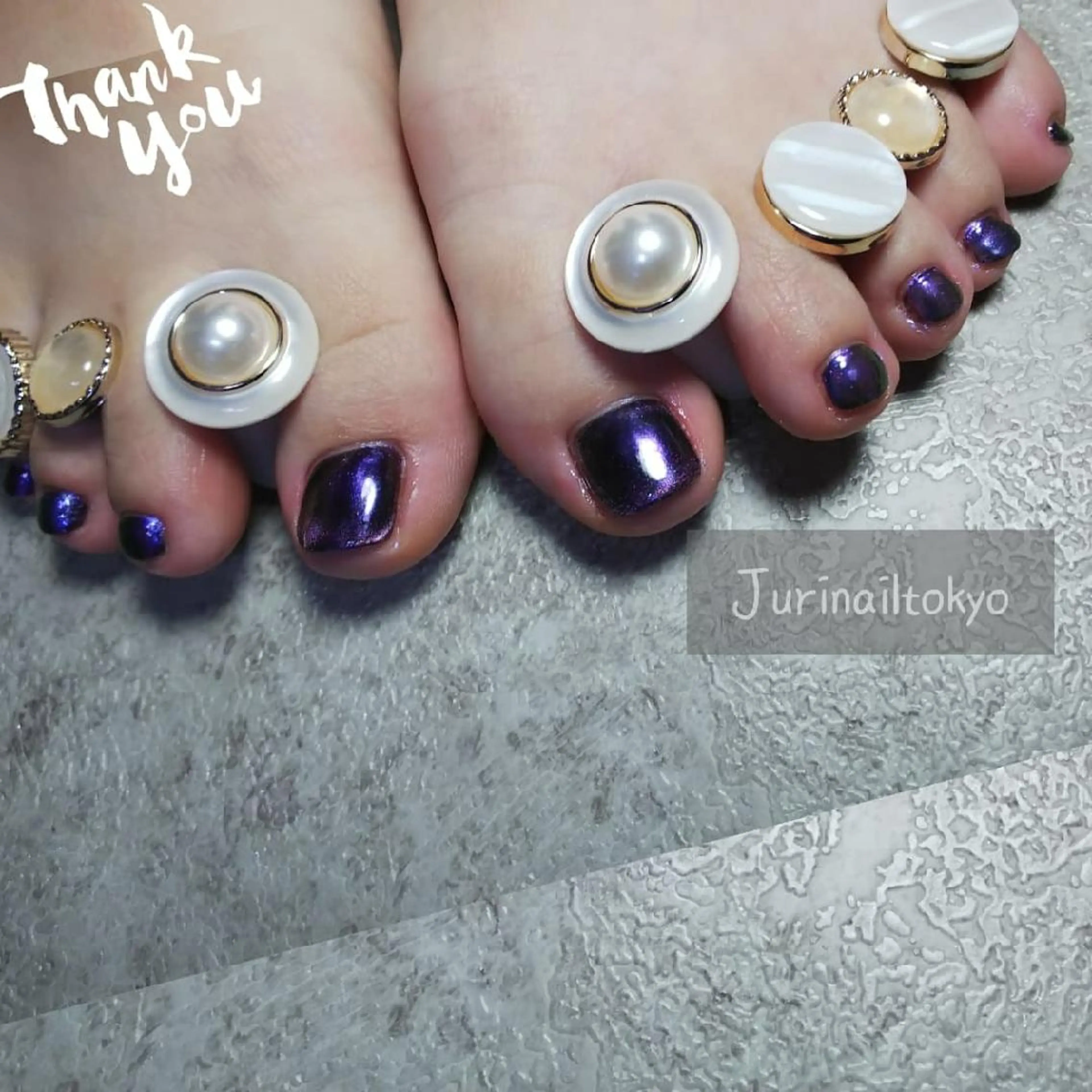 ネイル フットネイル jurinailtokyo所属・jurinail tokyoのネイルデザイン