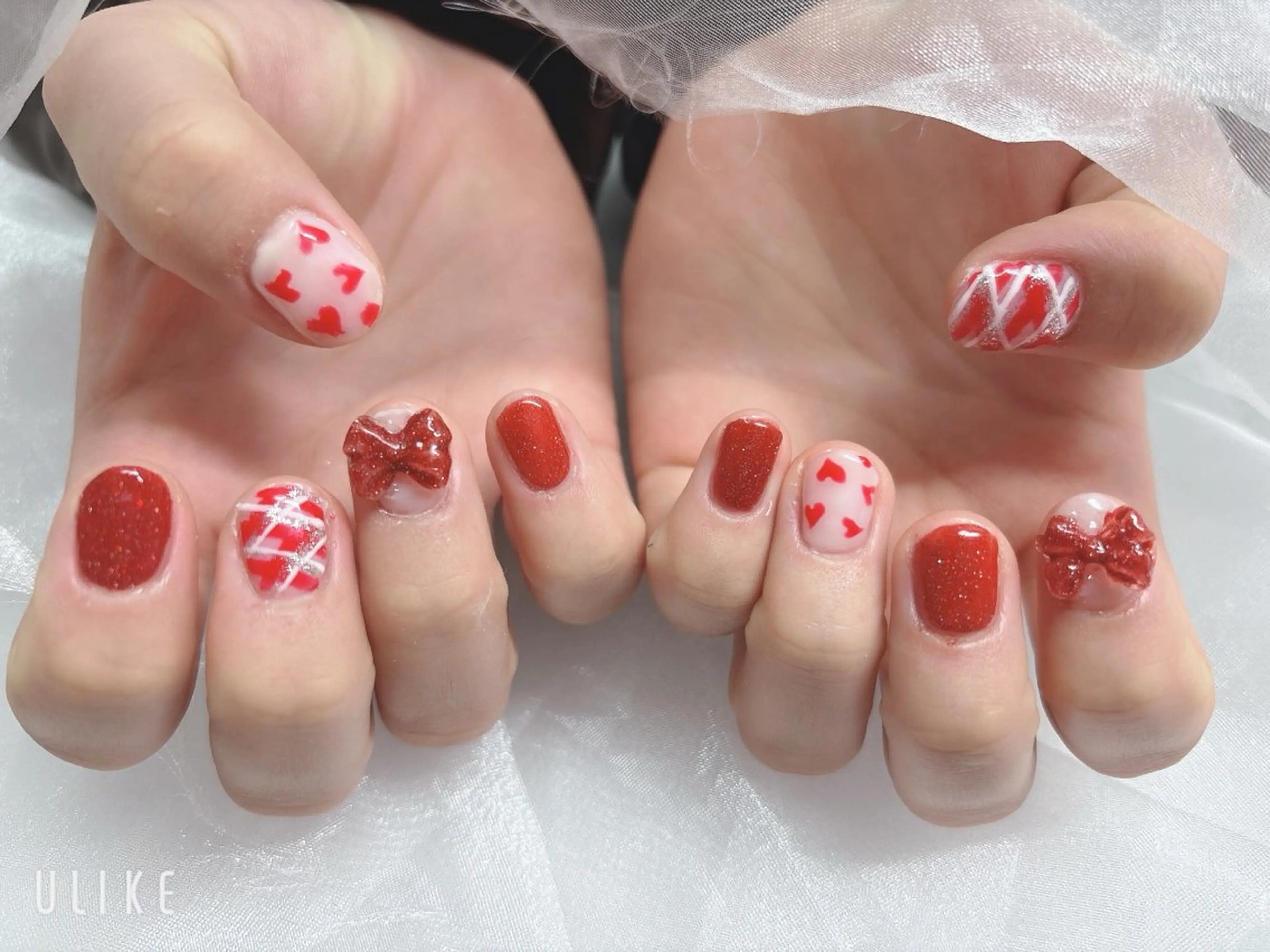 ネイル バレンタイン BABY LION :Fumiyoのネイルデザイン