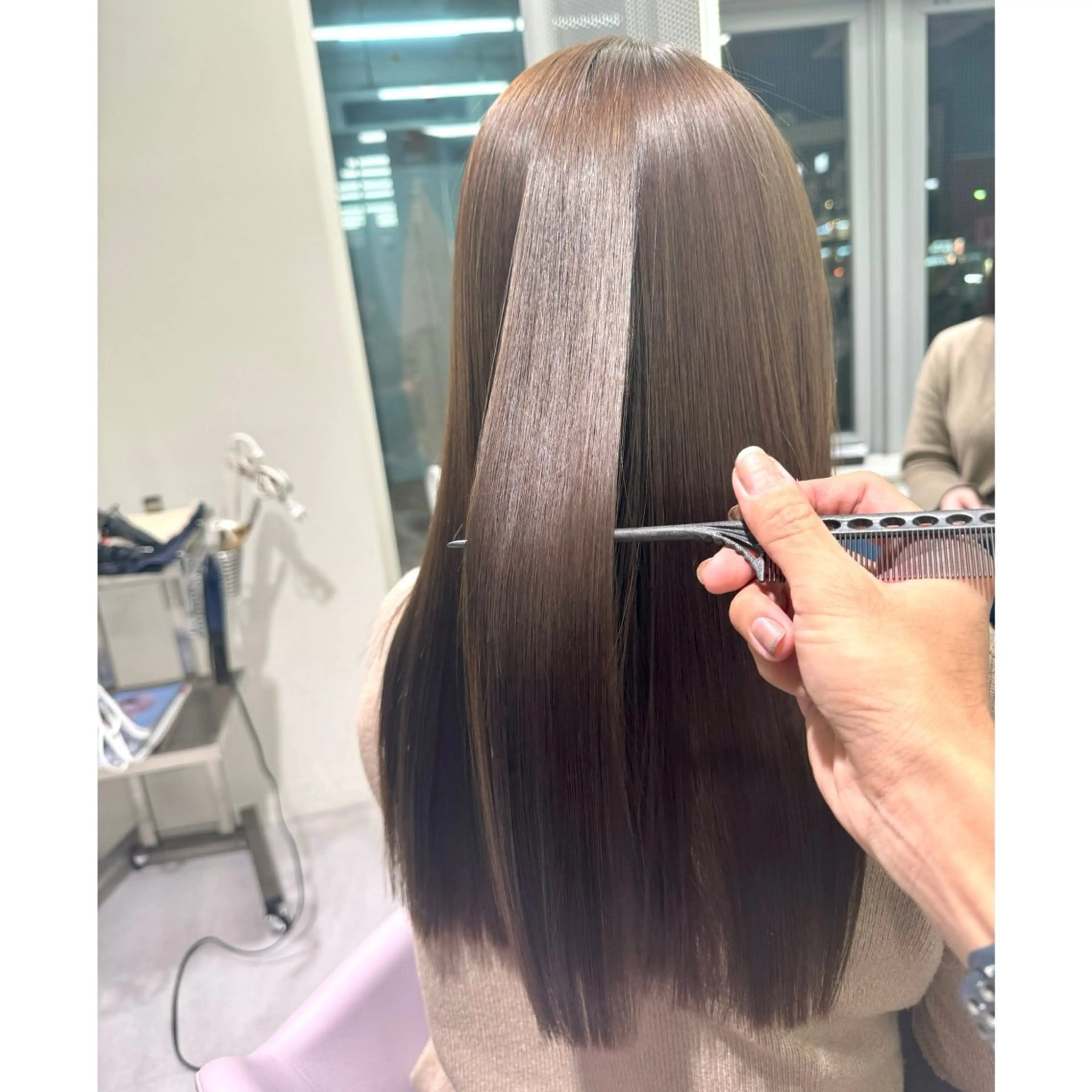 セミロング トリートメント 森 隆秀/韓国ヘアのヘアスタイル