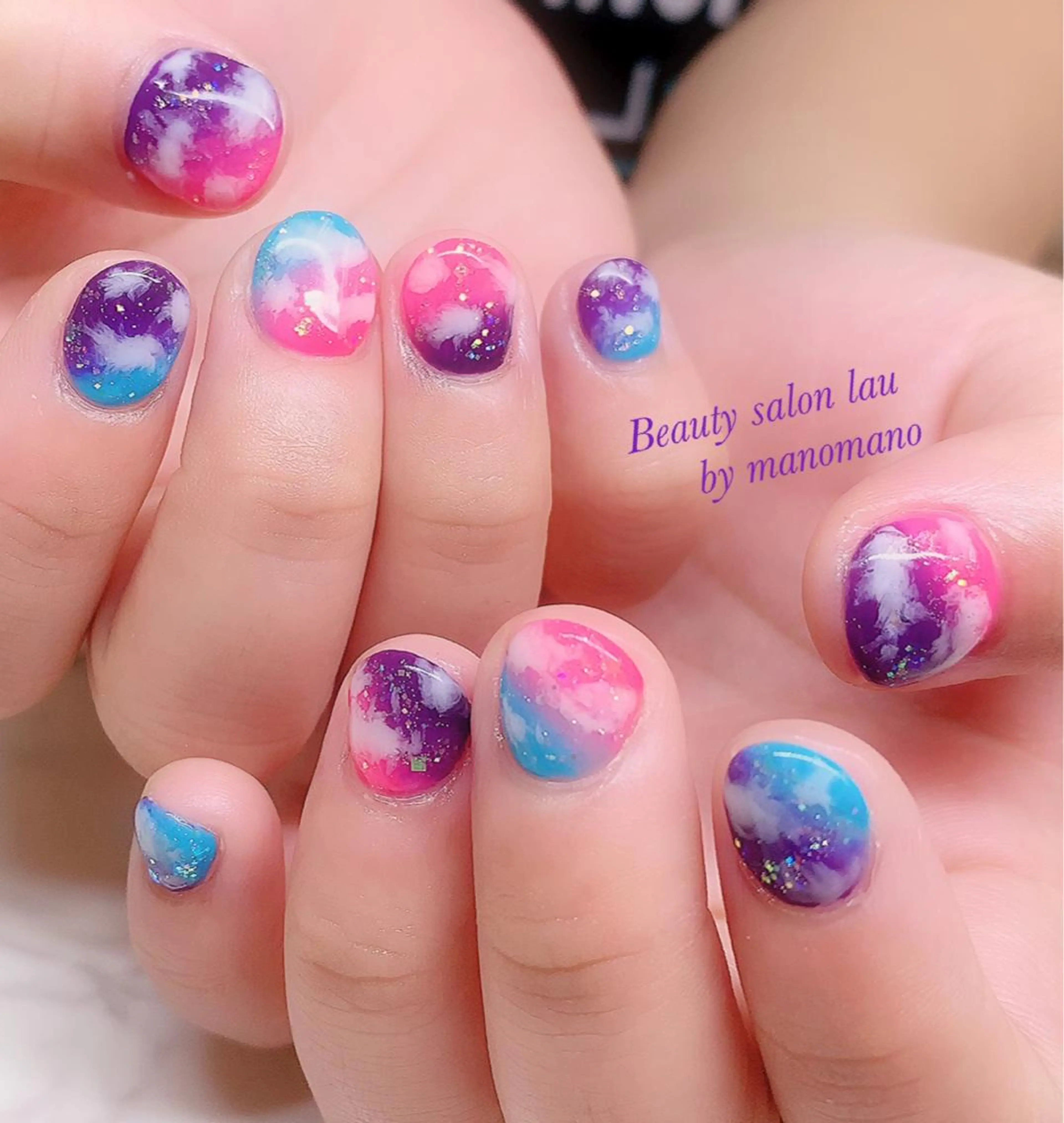 ネイル ハンドネイル ラウバイマノマノ なかざとのネイルデザイン