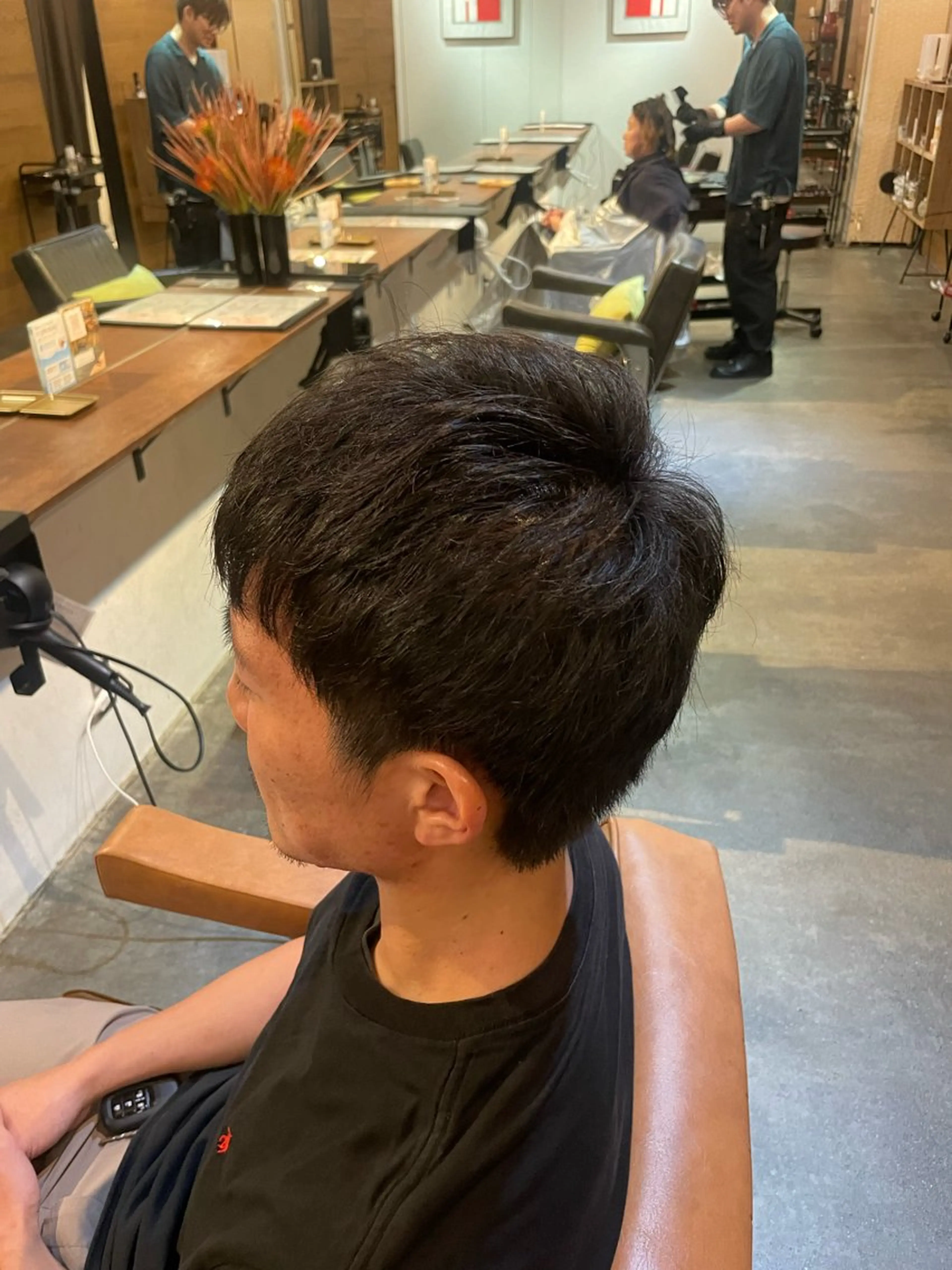 メンズ 刈り上げ 桑田 真奈のヘアスタイル