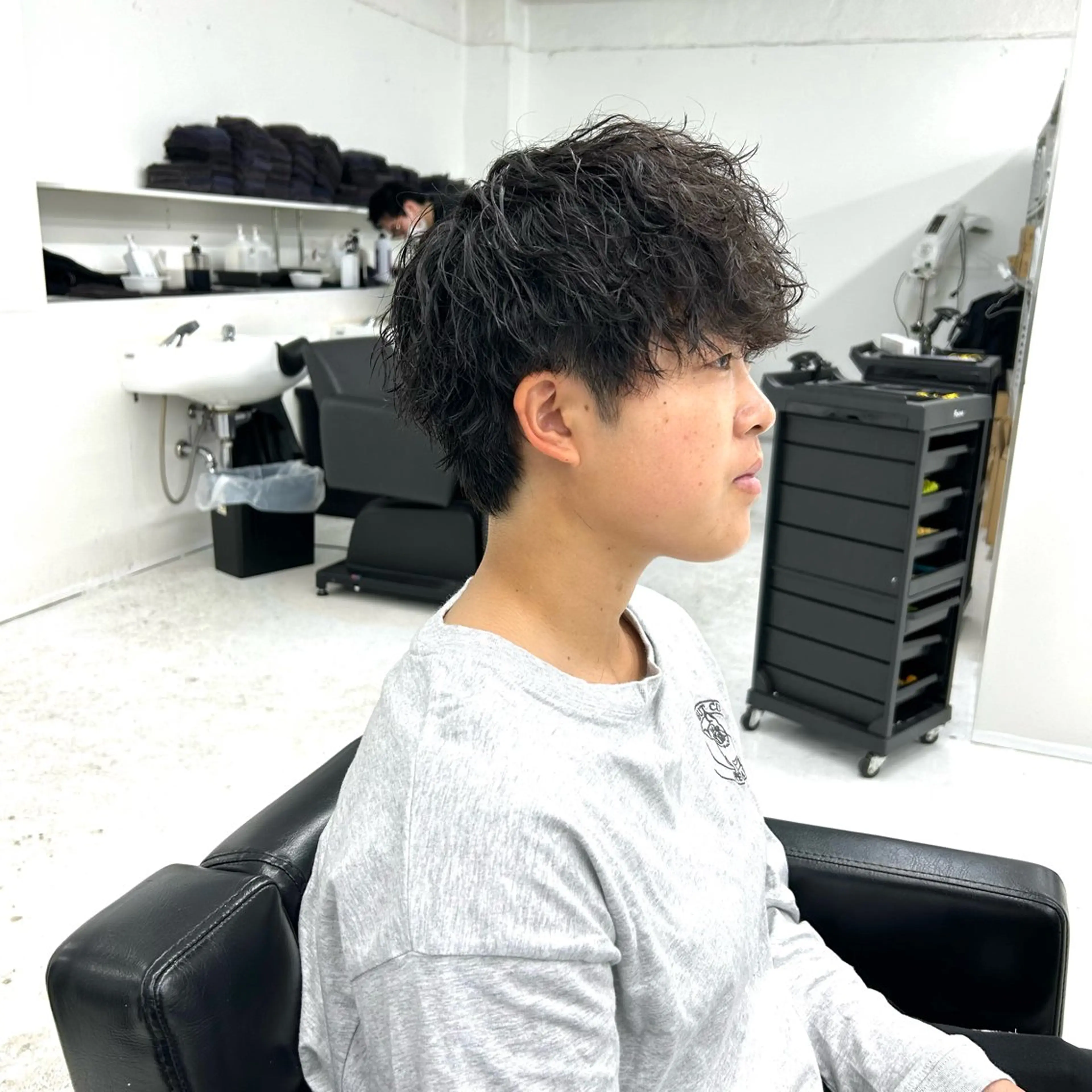 ショート パーマ メンズ メンズパーマ ツイストスパイラルパーマ スパイラルパーマ カット パーマ 【メンズパーマ特化】 🍏網中勇喜のヘアスタイル