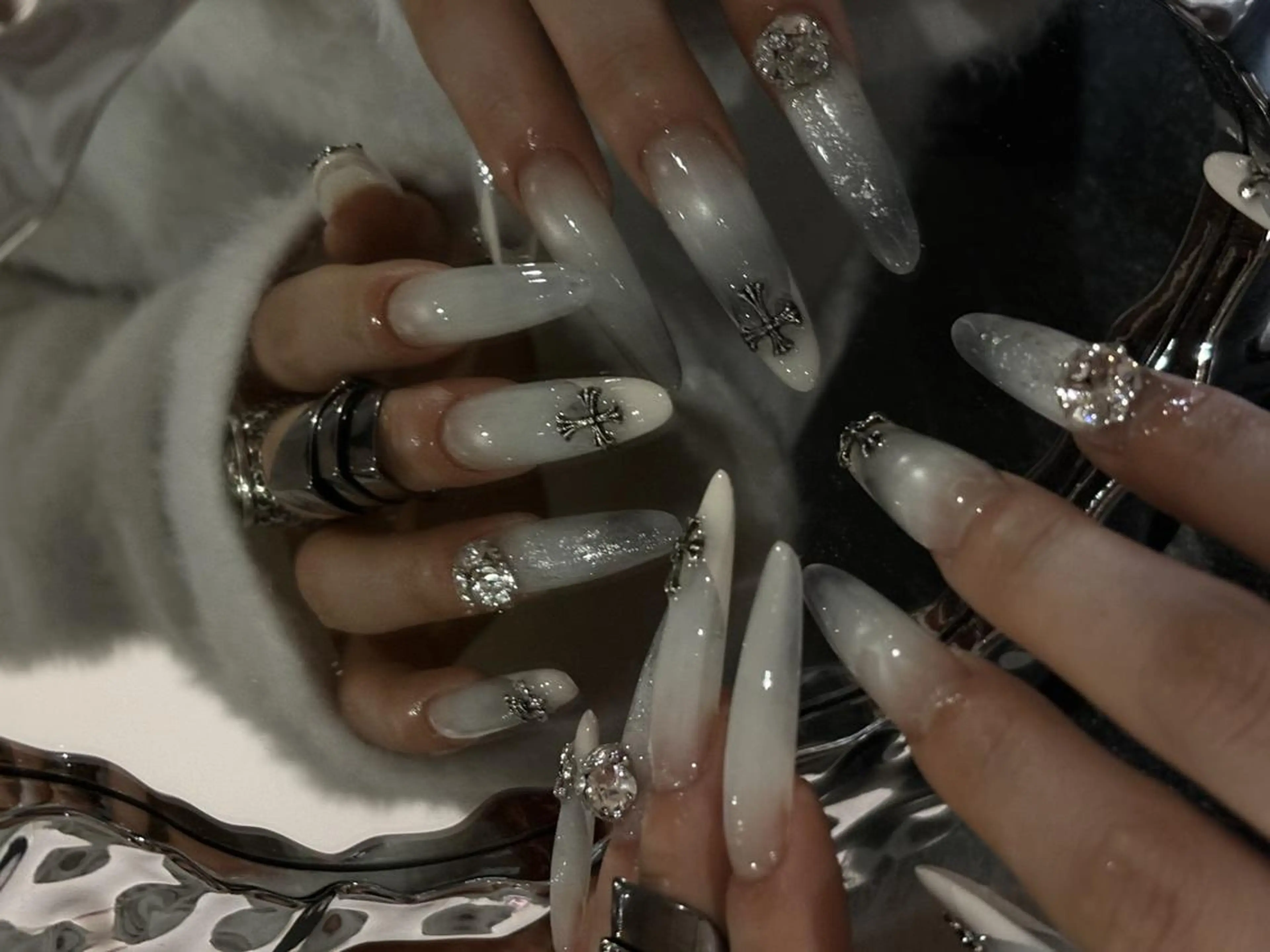 ネイル ハンドネイル Dark Honey karinのネイルデザイン