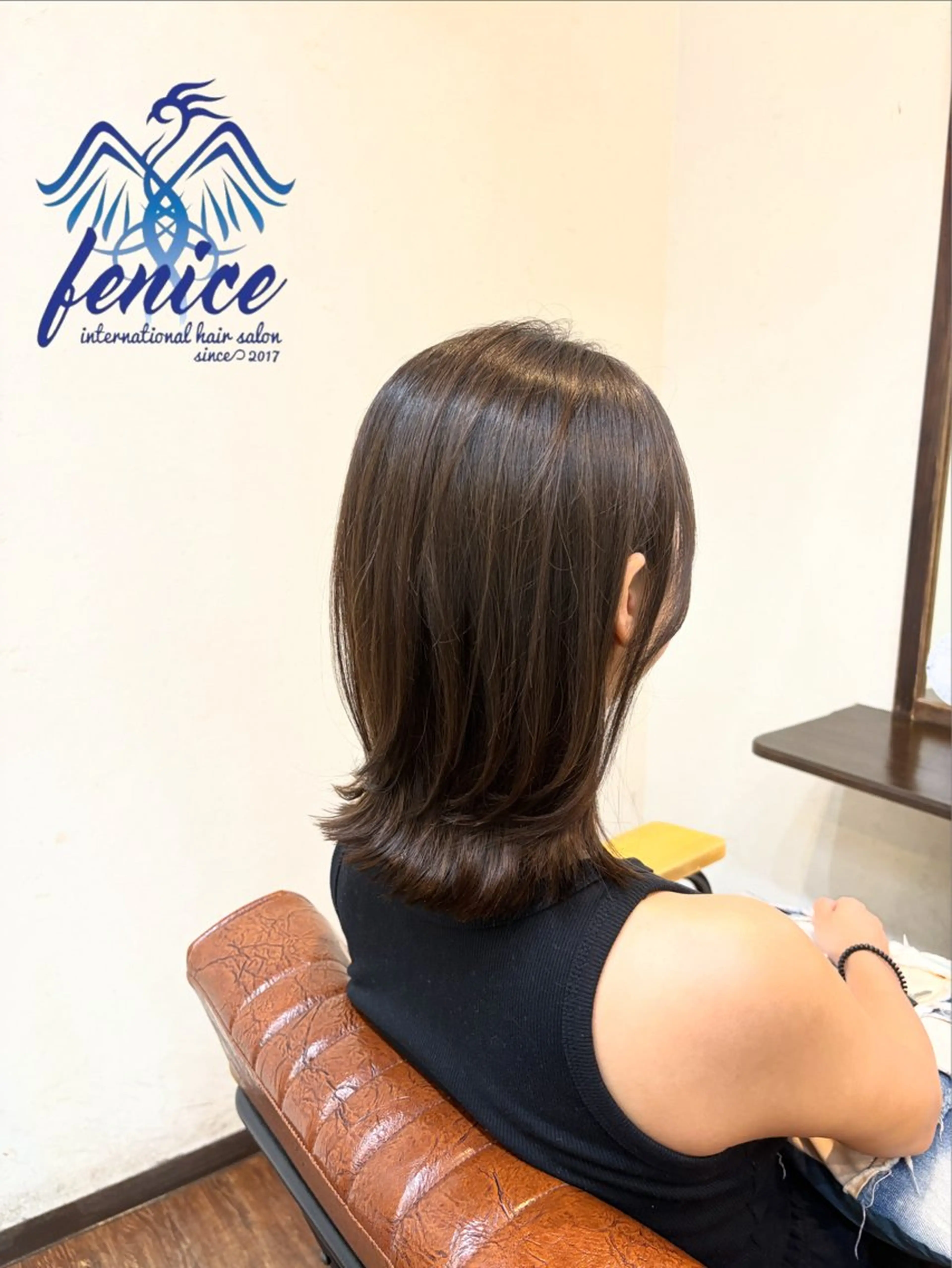 デザインカット+プレミアムフルカラー　￥9400の写真