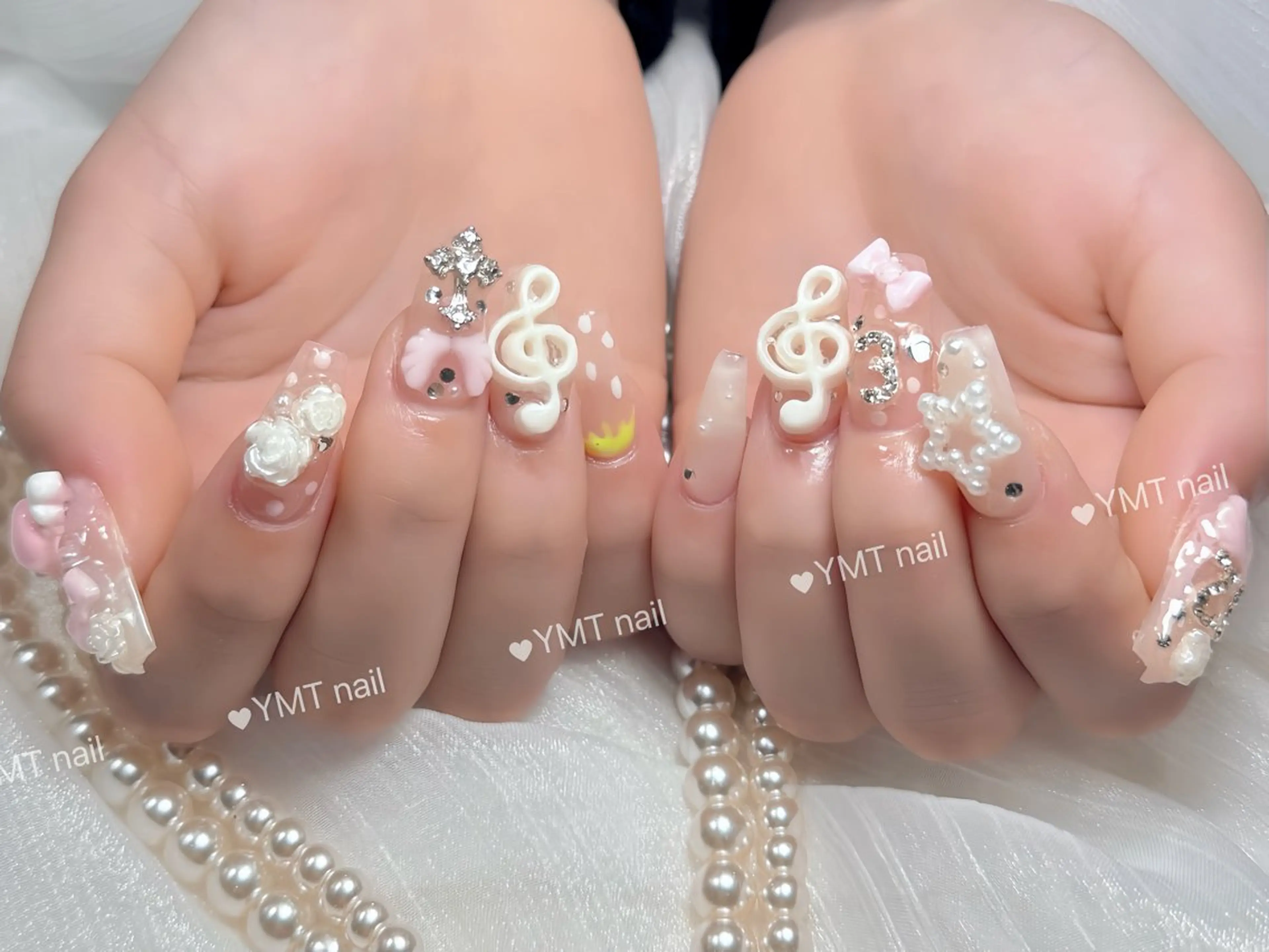 ネイル 長さ出し フットネイル ジェルネイル 韓国ネイル マグネットネイル ハンドネイル YMT.NailStudio所属・YMT． NailStudioのネイルデザイン
