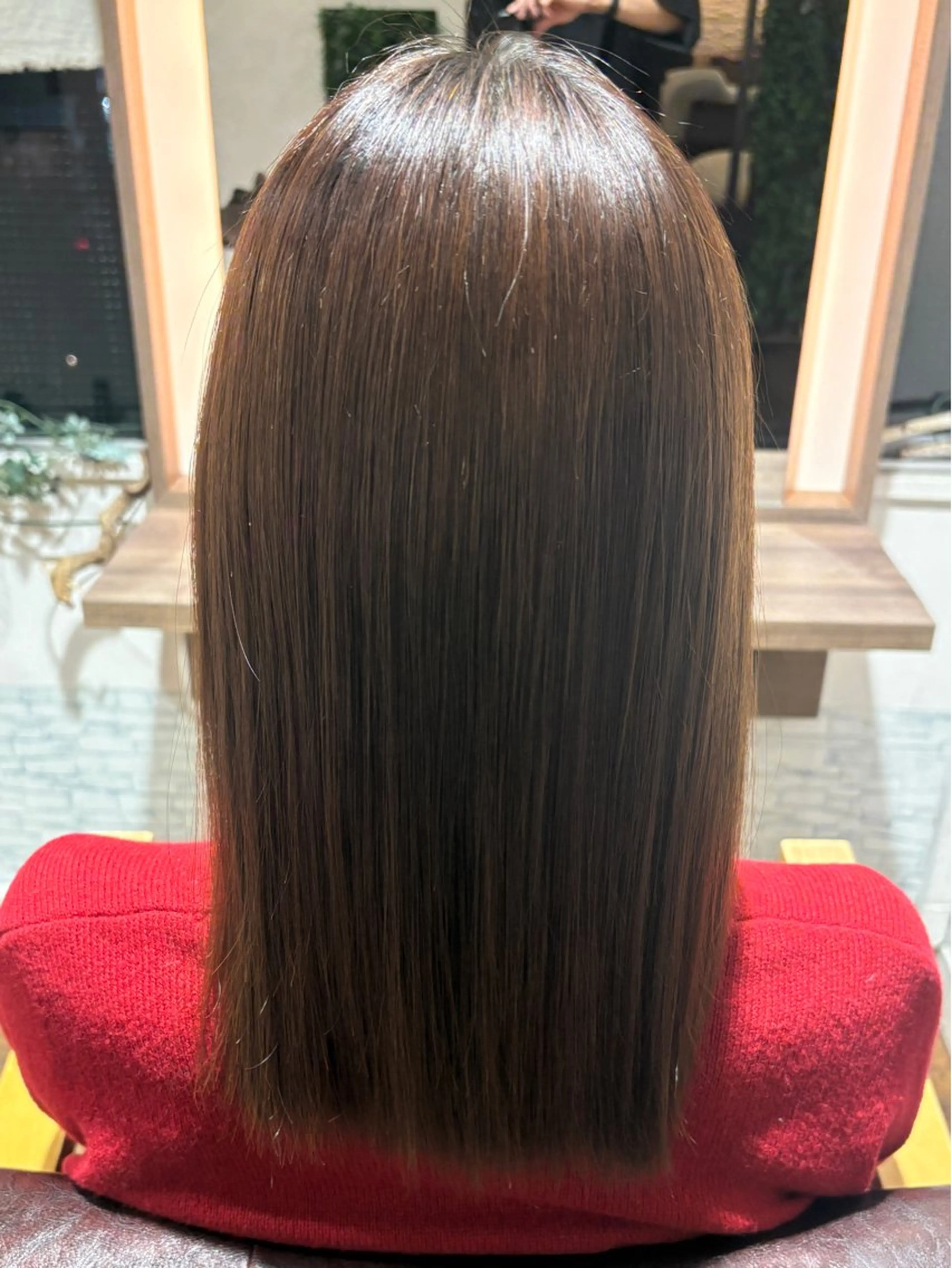 セミロング 縮毛矯正 Rito 縮毛矯正のヘアスタイル