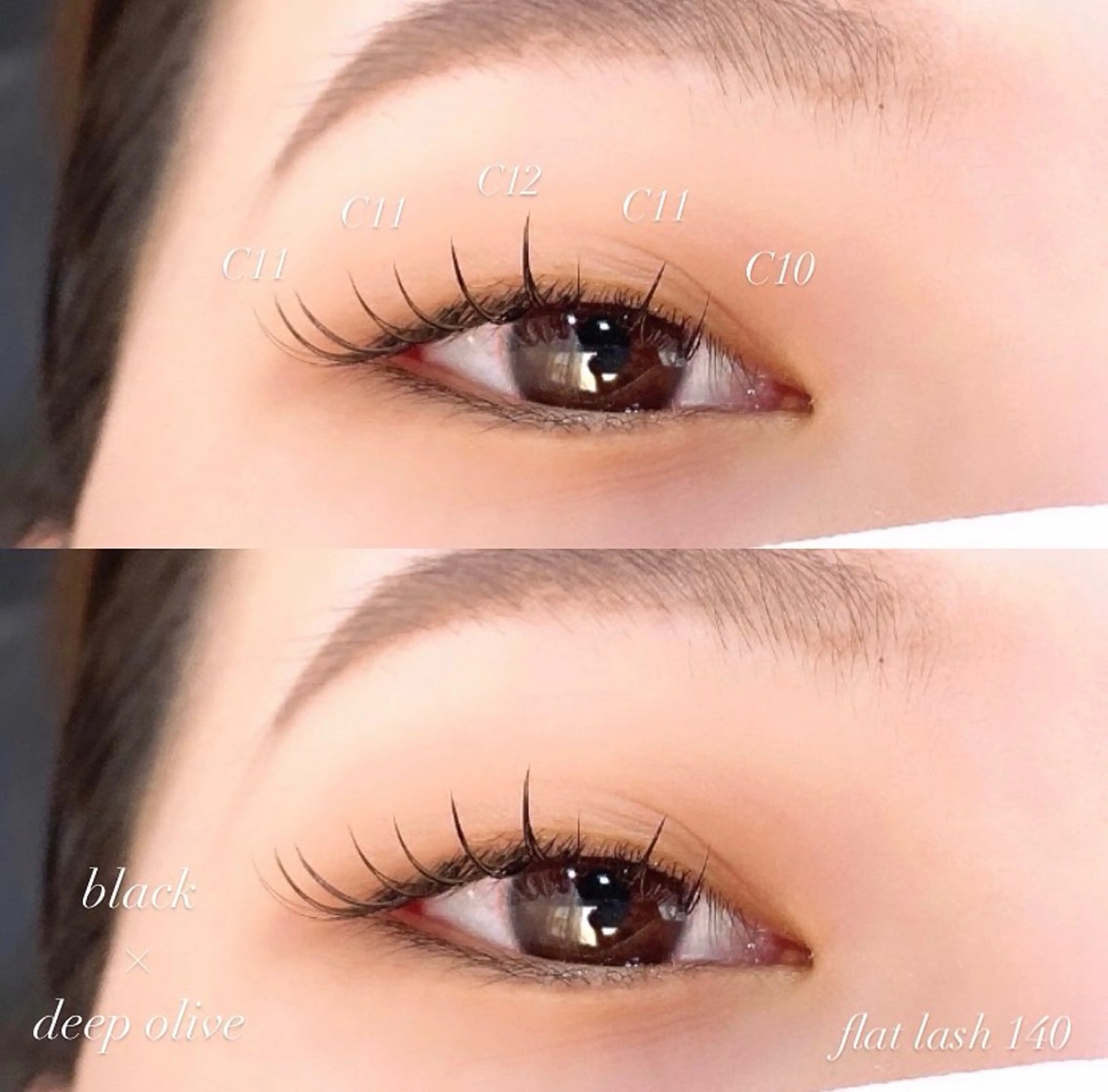 マツエク・マツパ ザアイブロウ新宿所属・ku miのマツエク・マツパデザイン