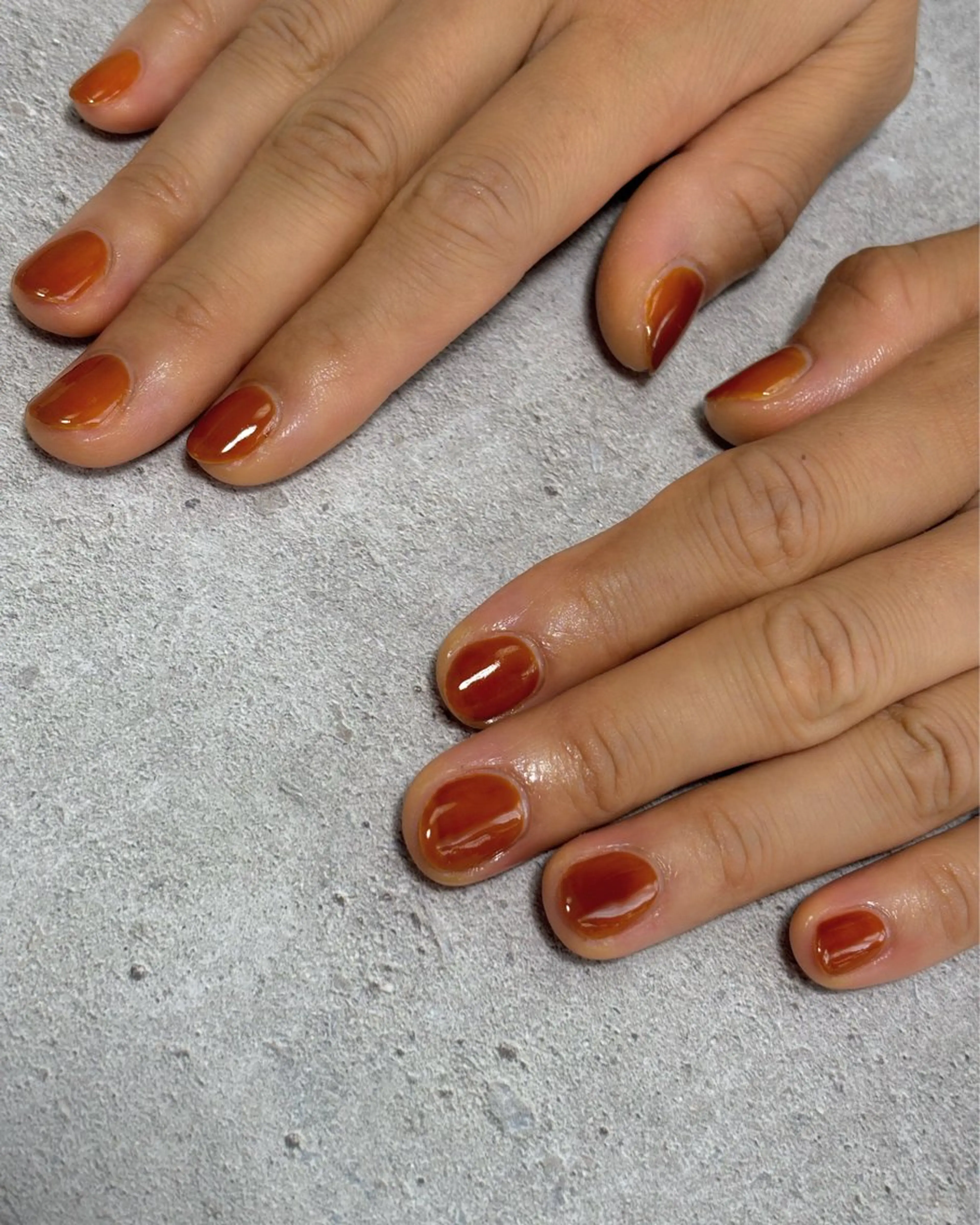 ネイル ワンカラーネイル ハンドネイル nail salon runoのネイルデザイン