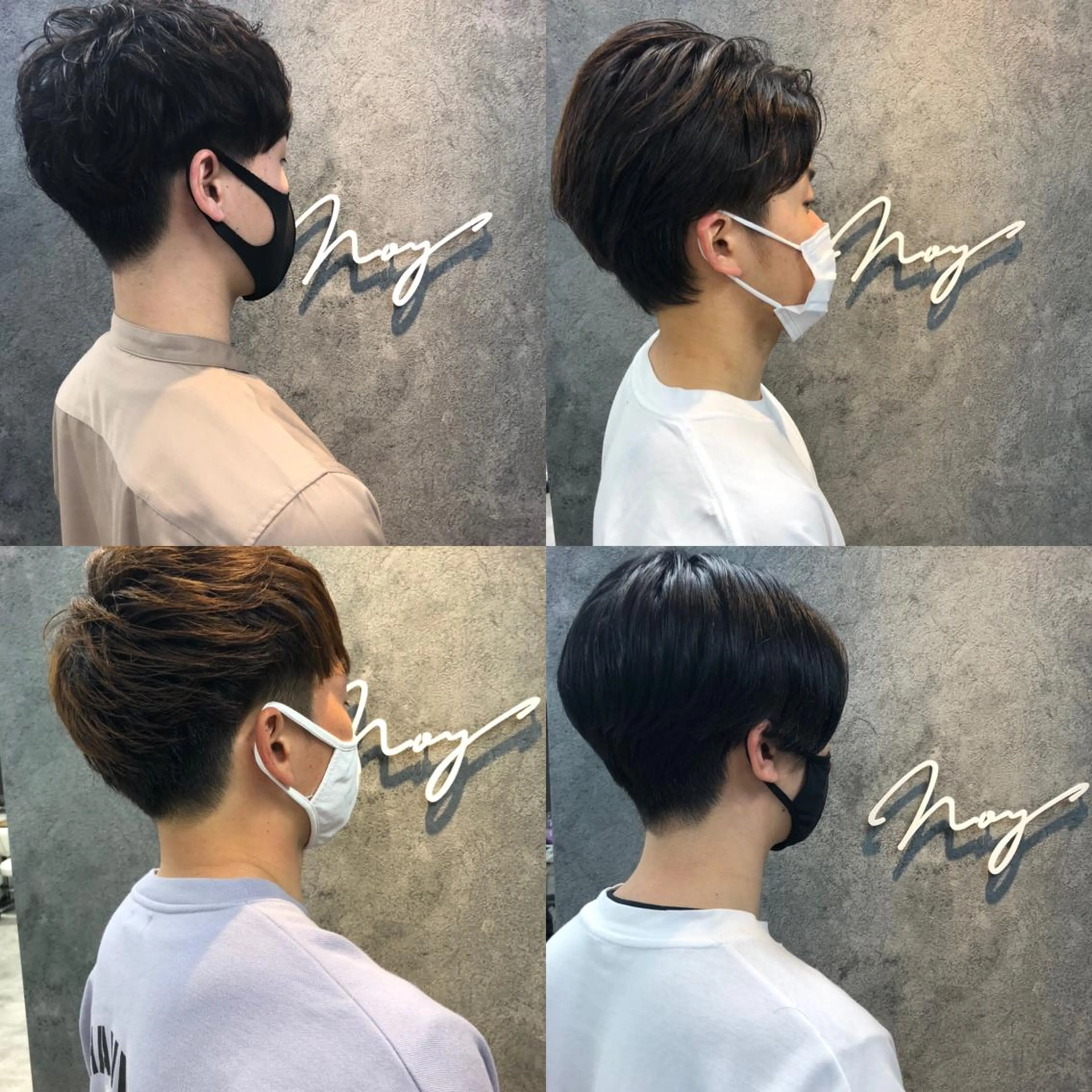 メンズ センターパート マッシュ カット Noy所属・Noyヨシモト ヒロトのヘアスタイル