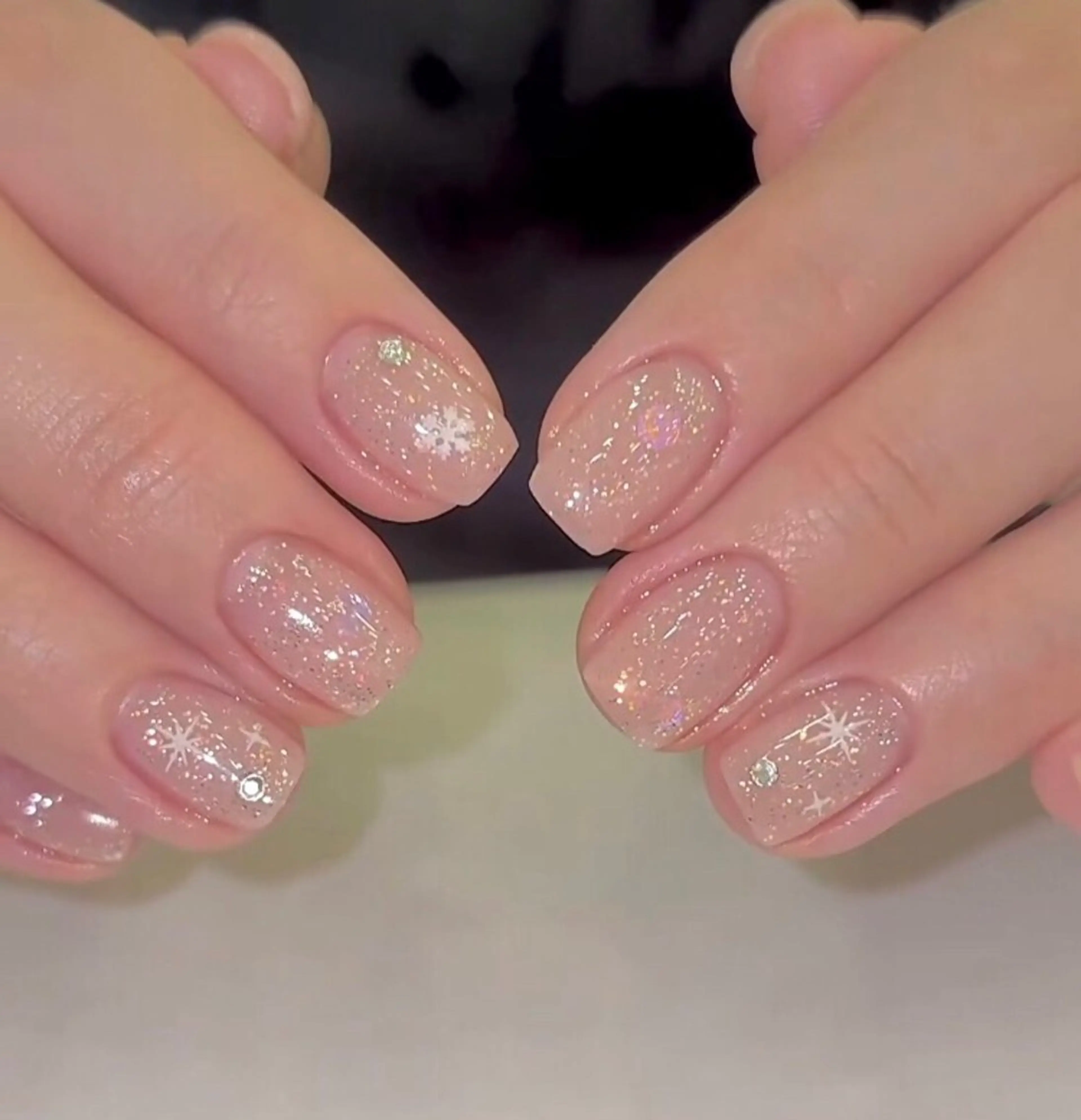 ネイル フレンチネイル ガラスフレンチ マグネットネイル ミラーネイル オフィスネイル ハンドネイル ハンドケア 大門浜松町 ネイルのネイルデザイン