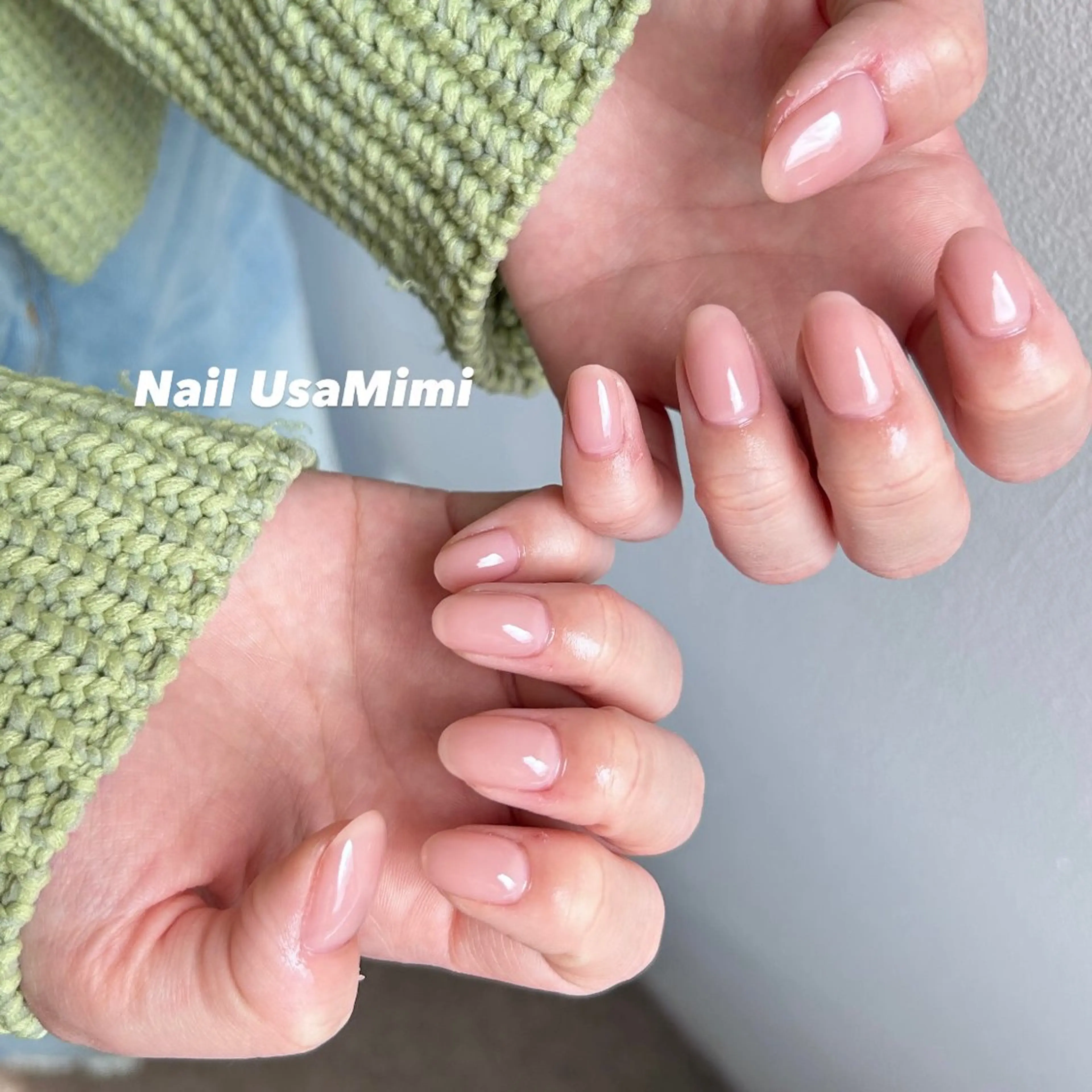 ネイル ジェルネイル マグネットネイル 持ち込み ワンカラーネイル パラジェル 本町ネイルNail UsaMimiのネイルデザイン