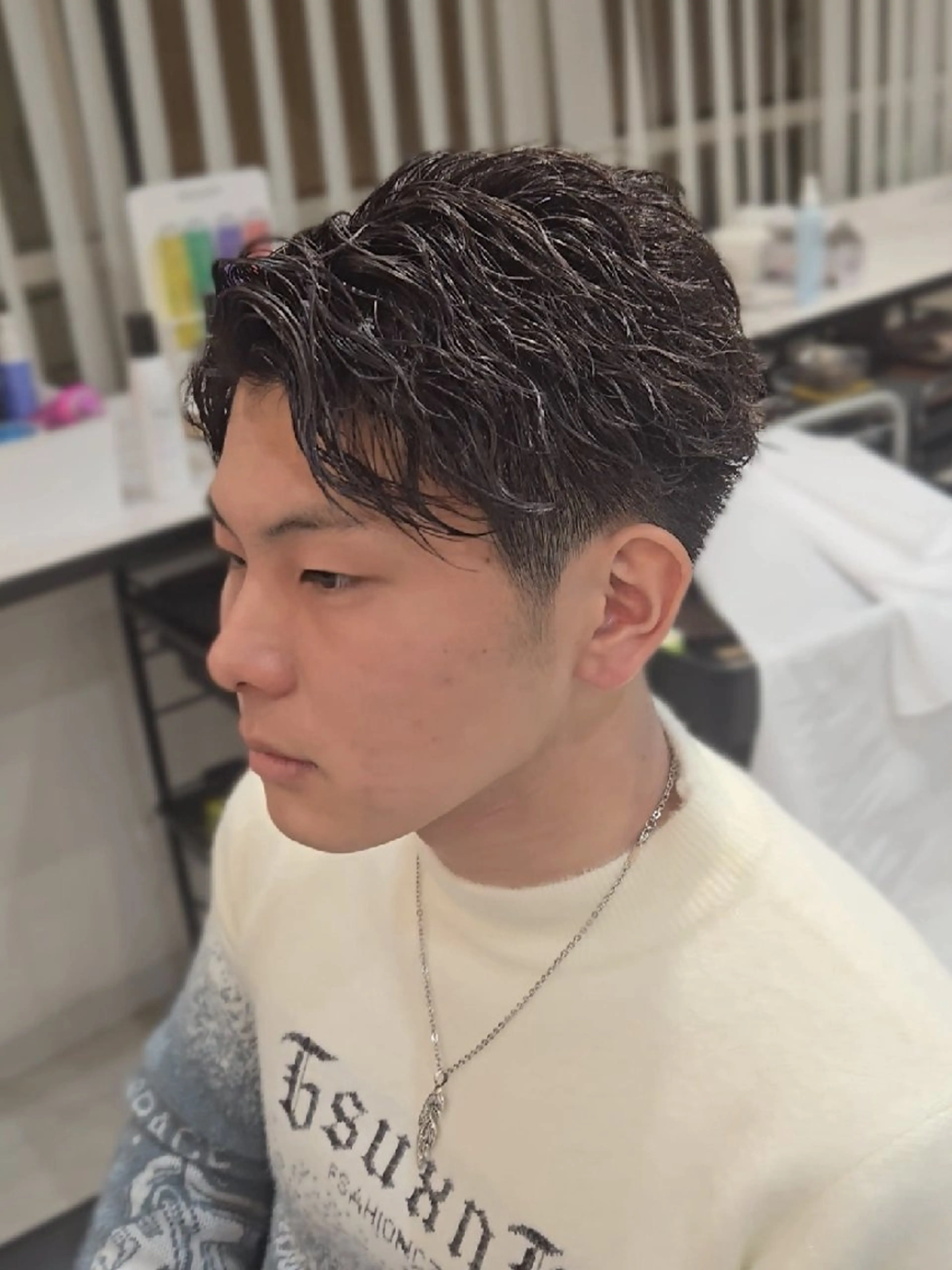 メンズ ミディアム パーマ ミディアムパーマ メンズパーマ ツイストスパイラルパーマ スパイラルパーマ カット パーマ ヘアセット Lapis 名古屋駅前店所属・LEN名古屋/パーマ 海外ヘア/メンズ特化のヘアスタイル