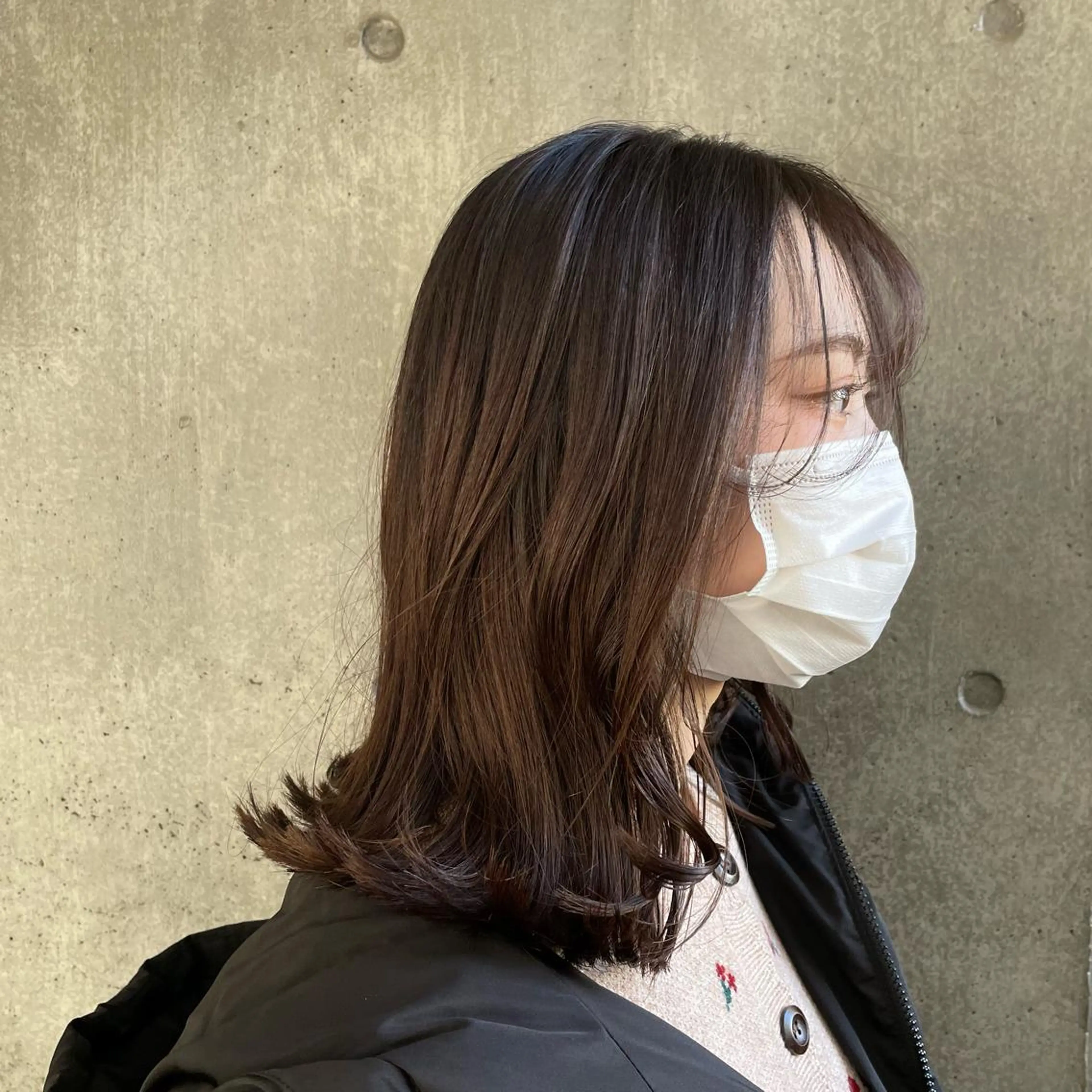 ミディアム 松本平太郎美容室大宮店所属・もりたみかこ 美容師お休み中のヘアスタイル