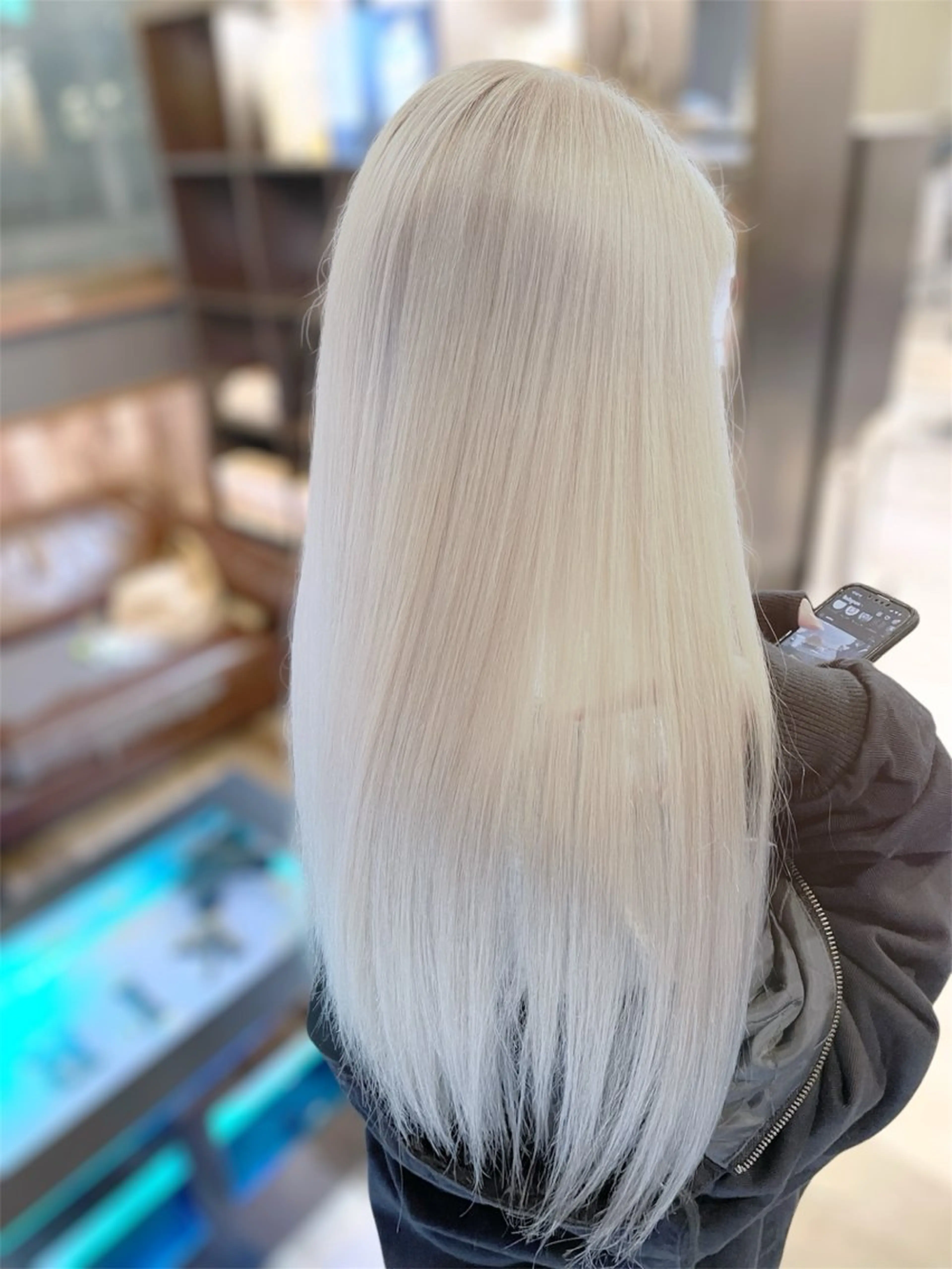 ロング ヘアカラー ヘアセット KIRA スズキ タクヤ／店長のヘアスタイル