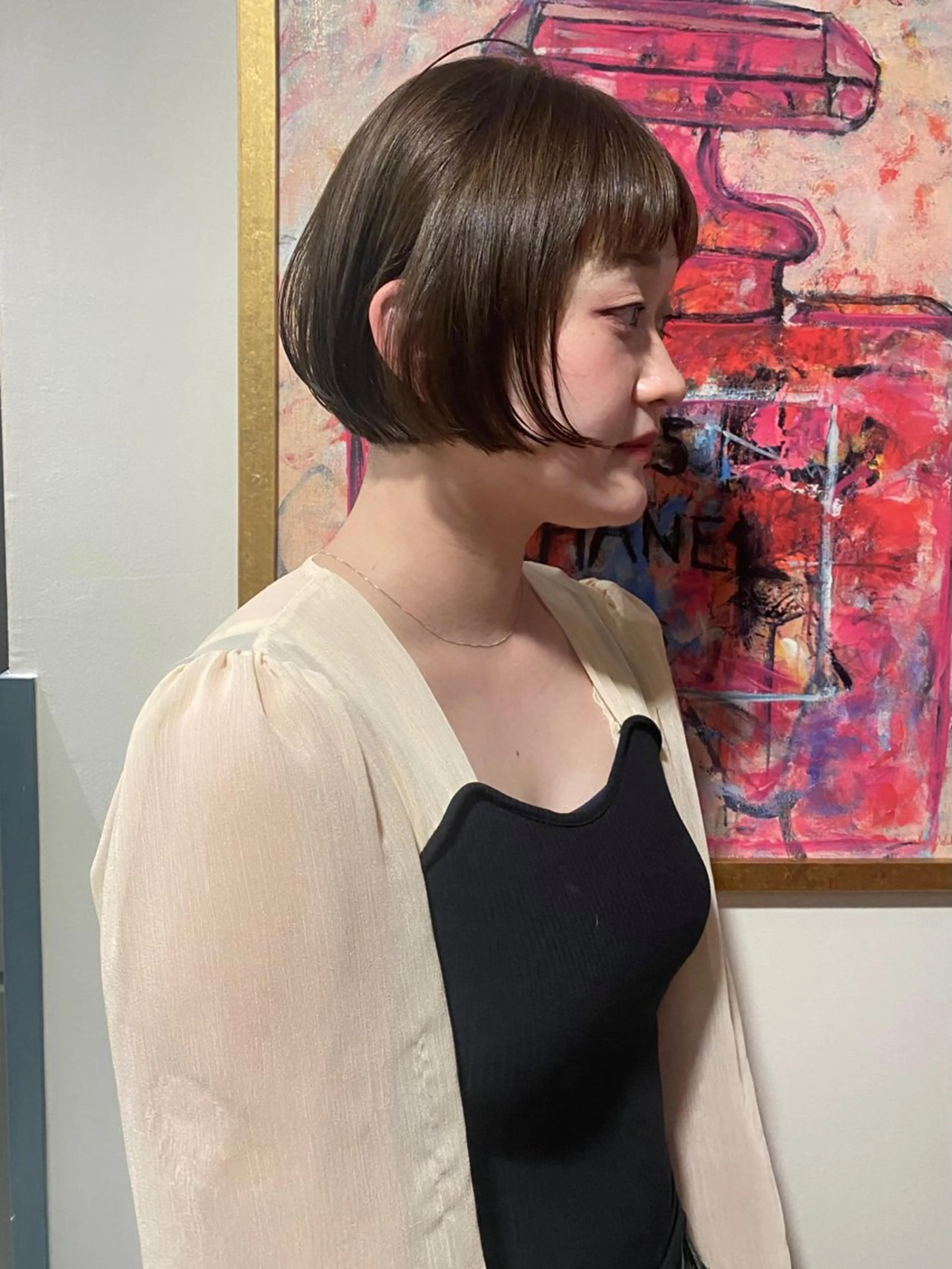 ショート カラー パーマ カット ヘアカラー 縮毛矯正 トリートメント mai / linoah˚✧のヘアスタイル