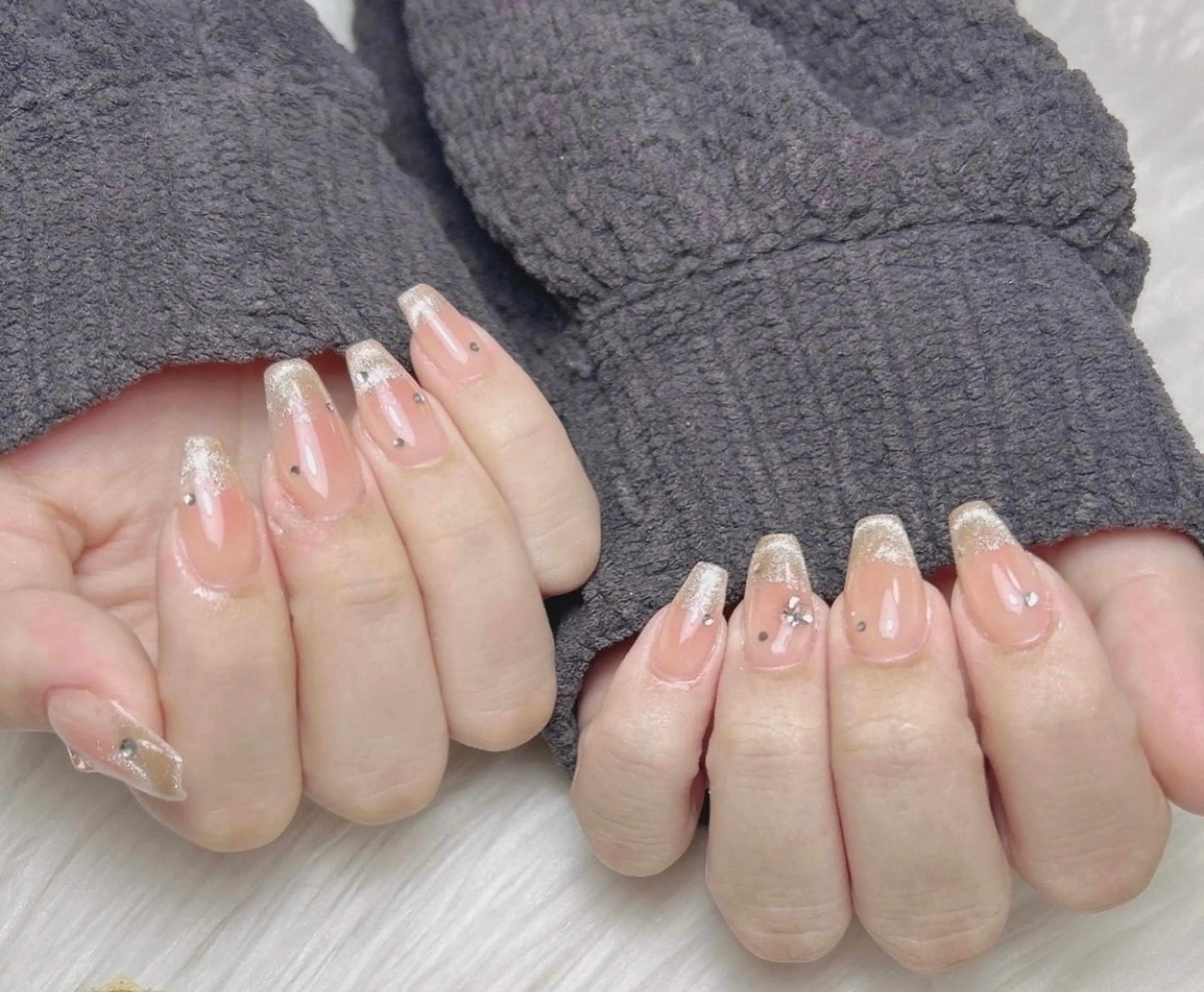 ネイル チークネイル フレンチネイル ハンドネイル 佐藤 来夢のその他イメージ