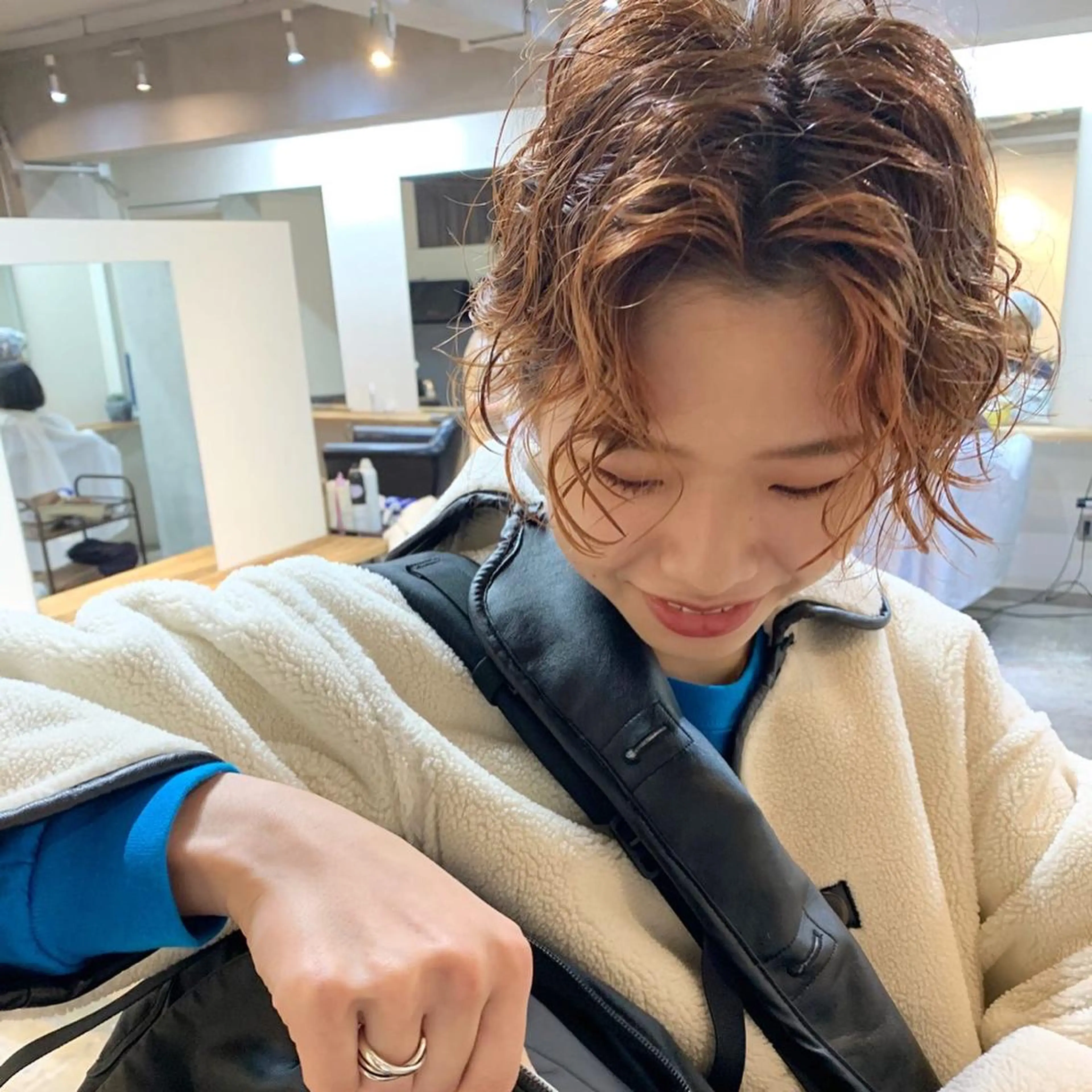 ショート パーマ カット パーマ トリートメント 下北沢 soiのヘアスタイル